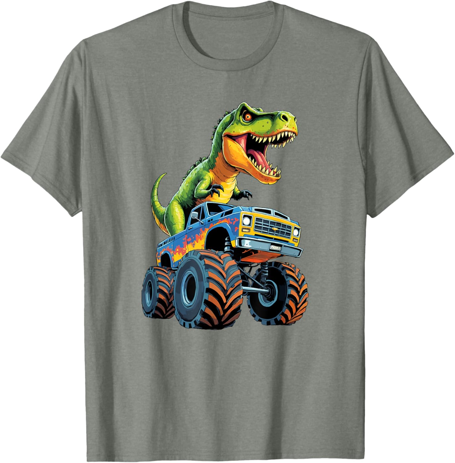 Monster Truck Dinosaur Birthday Party T-Shirt for Boys - Fun & Exciting! - 28