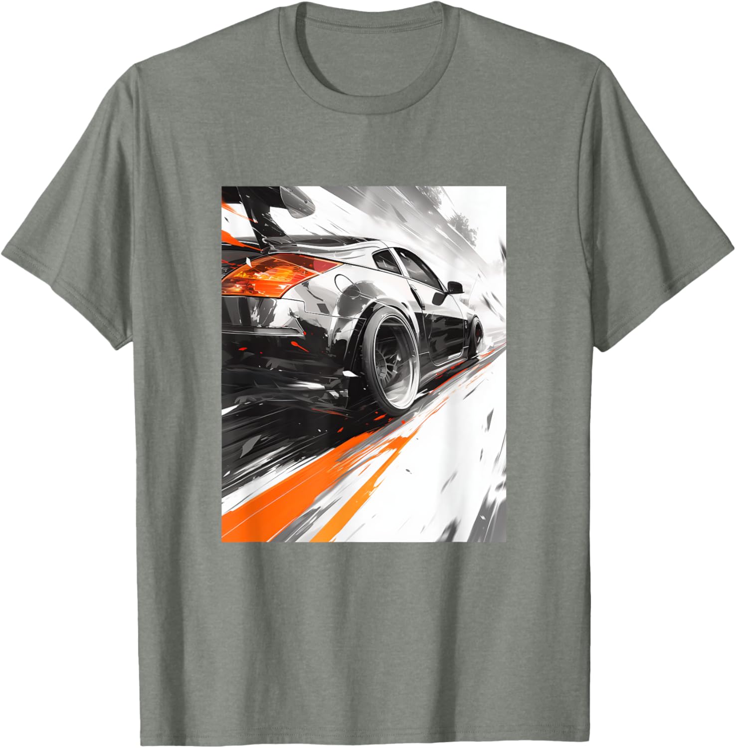 JDM Race 350 Z33 Tuning Drift Import Graphic T-Shirt for Car Enthusiasts - 15