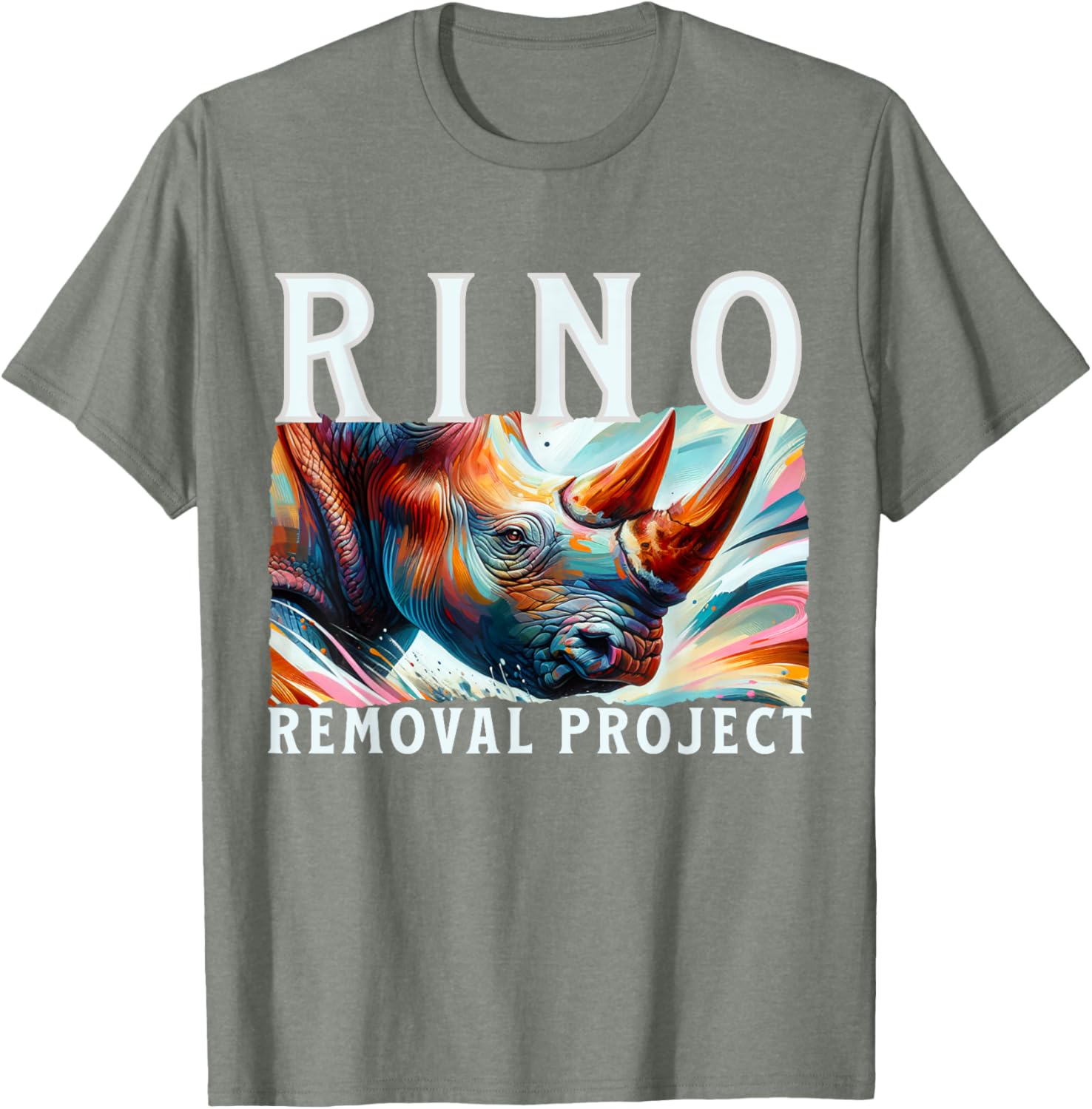 RINO Removal Project Satire T-Shirt for Republican Politics Enthusiasts - 16