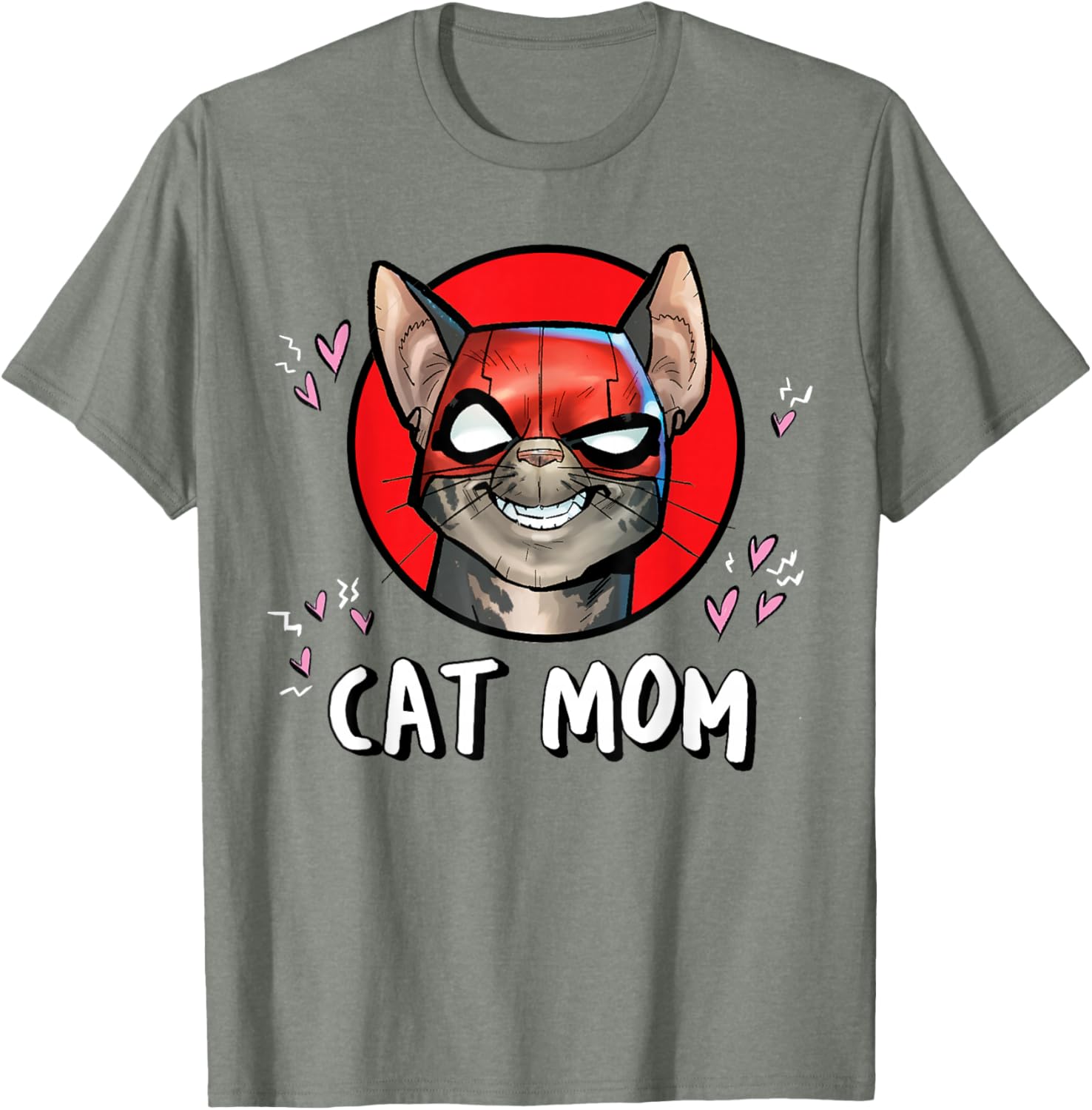 Funny Deadpool Catpool T-Shirt for Cat Moms - Marvel Super Heroes Pet Apparel - 4