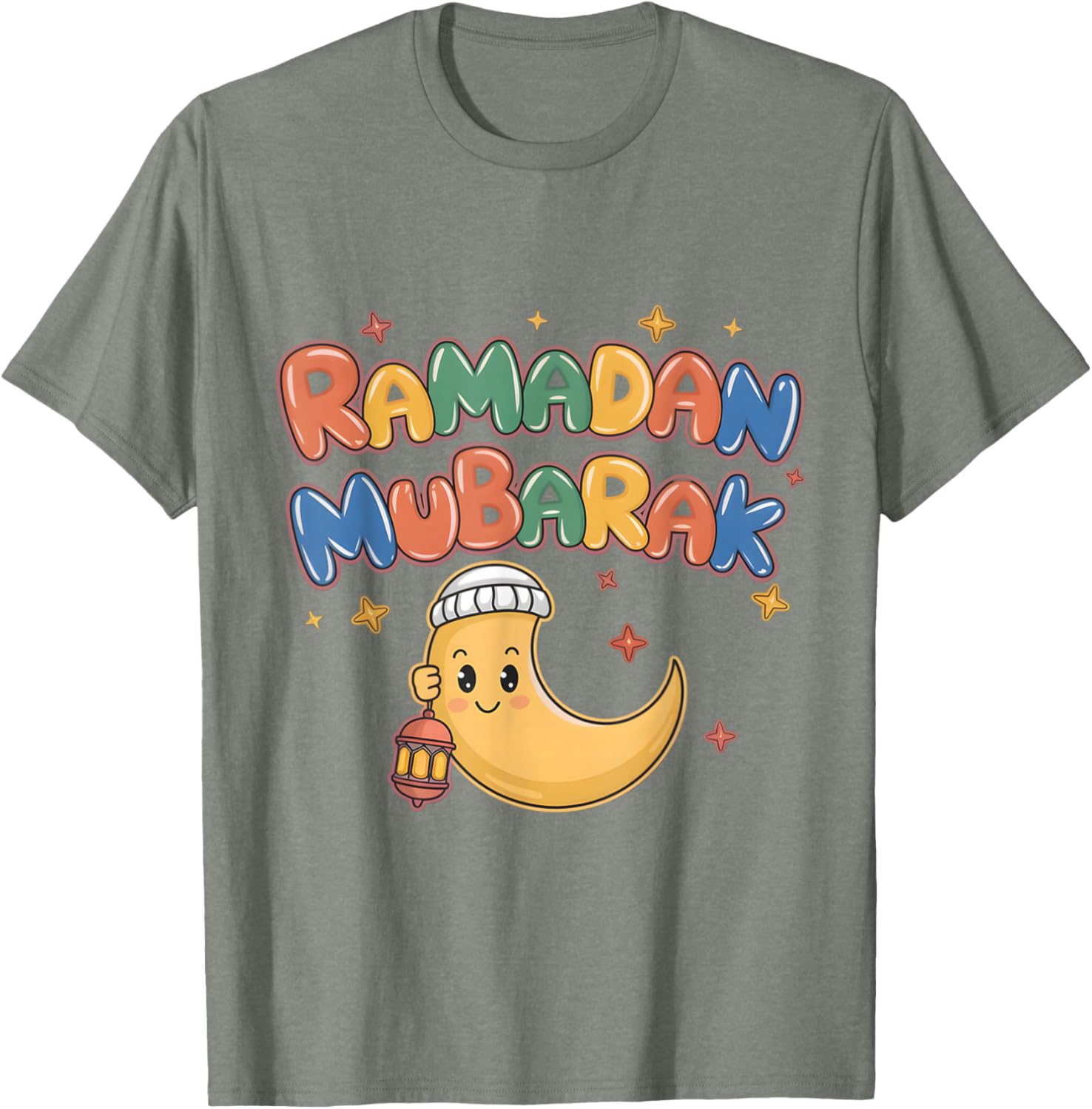 Kids Ramadan Mubarak T-Shirt for Boys Stylish Youth Apparel - 16