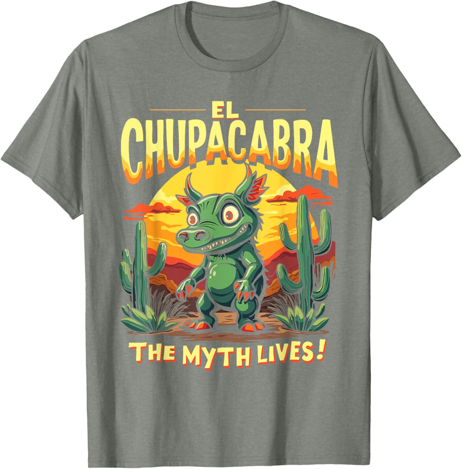 El Chupacabra Adventure T-Shirt for Myth Lovers and Vampire Fans - 9