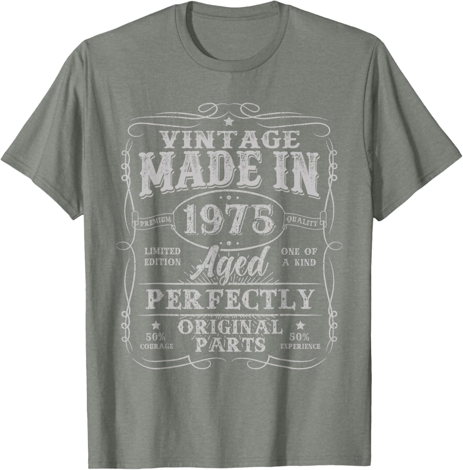 Vintage 50th Birthday T-Shirt for Men Made in 1975 Unique Gift - 16