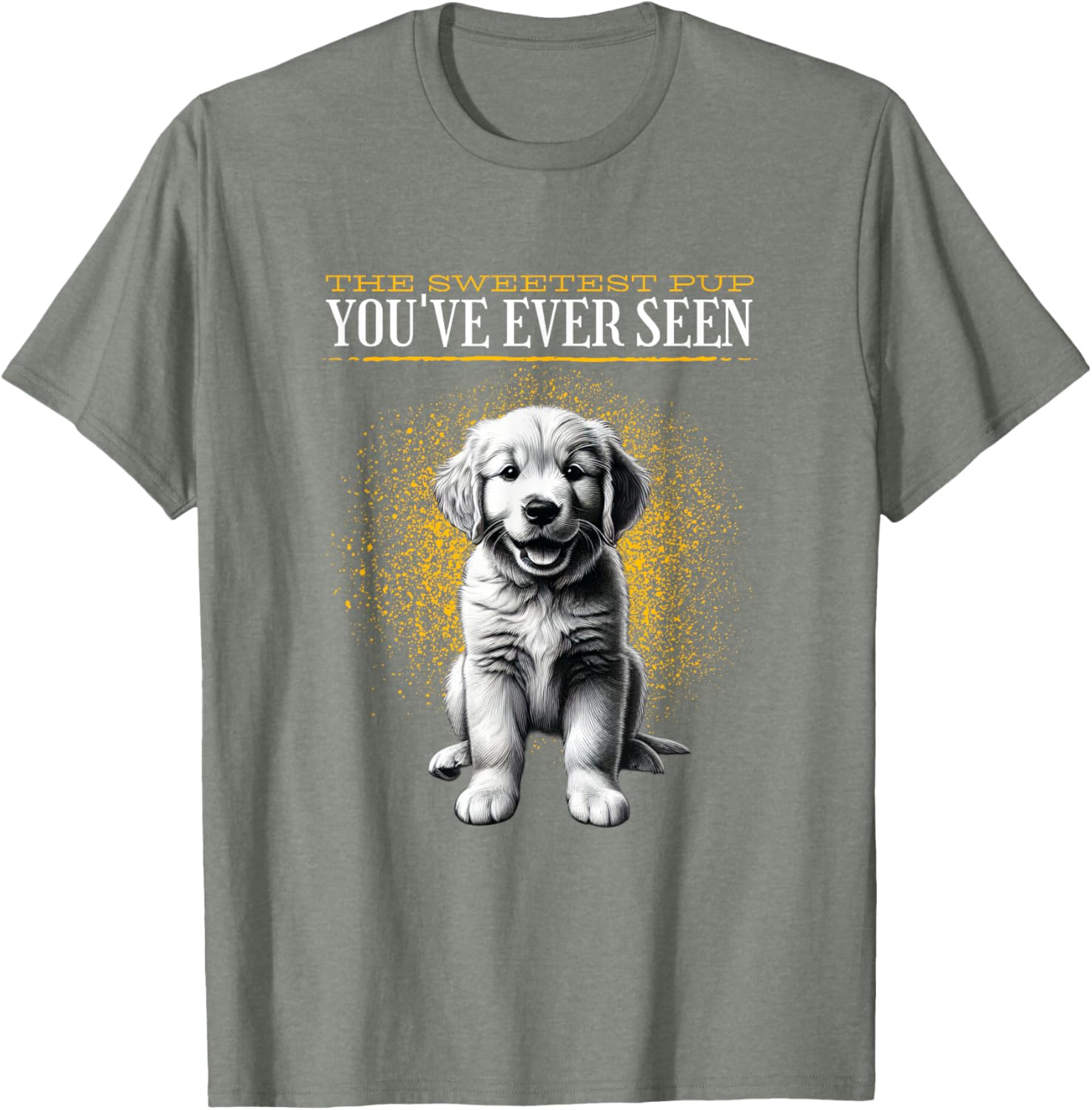 Adorable Golden Retriever Puppy T-Shirt for Dog Lovers - Unisex Style - 14