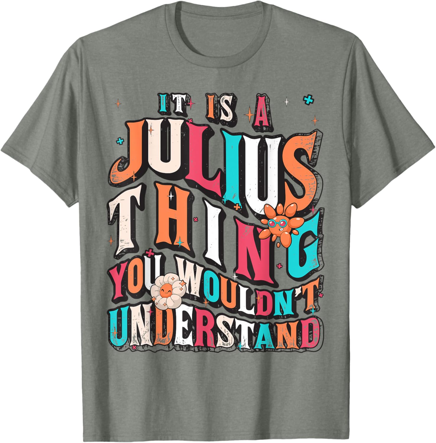 Julius Groovy T-Shirt for Fans - Unique It's Julius Thing Design - 16
