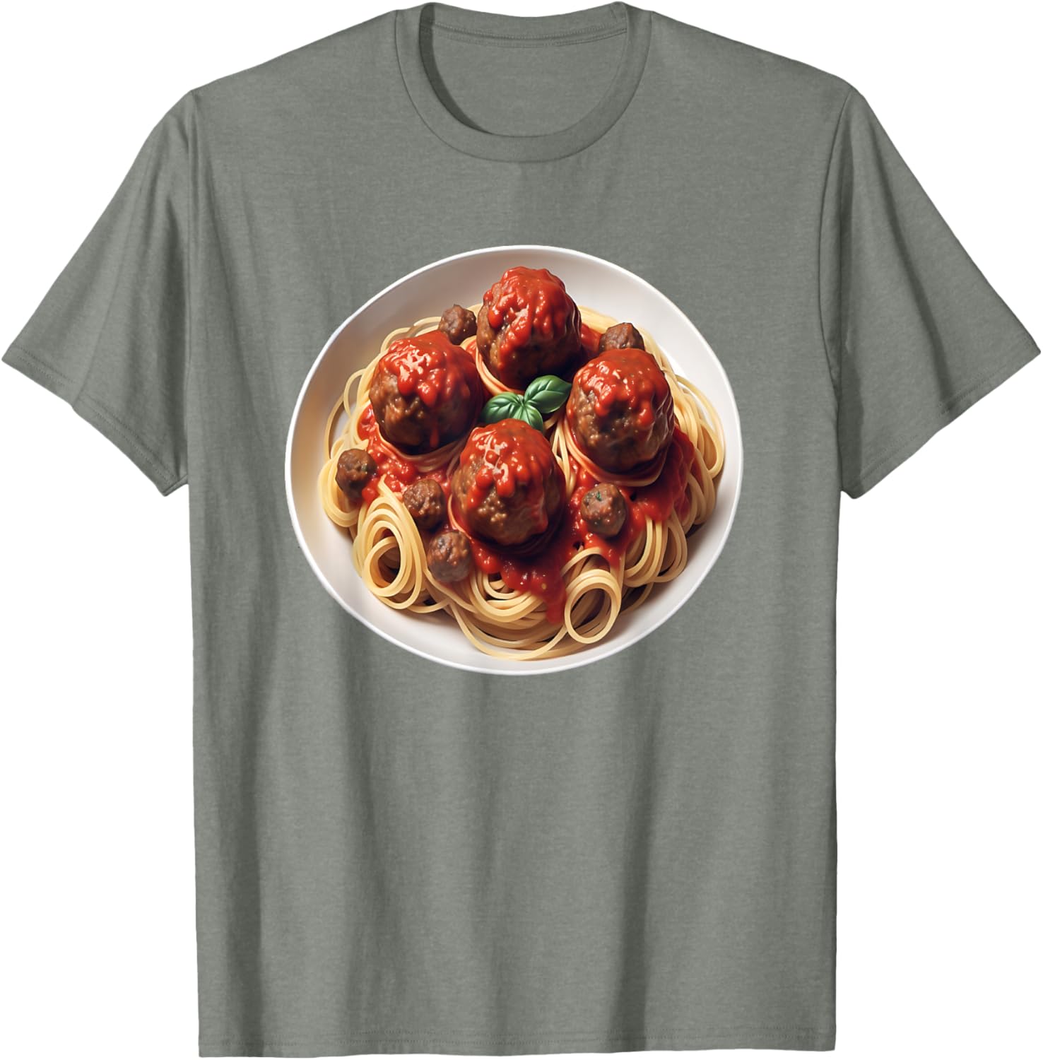 Spaghetti and Meatballs T-Shirt Fun Foodie Apparel for Pasta Lovers - 1