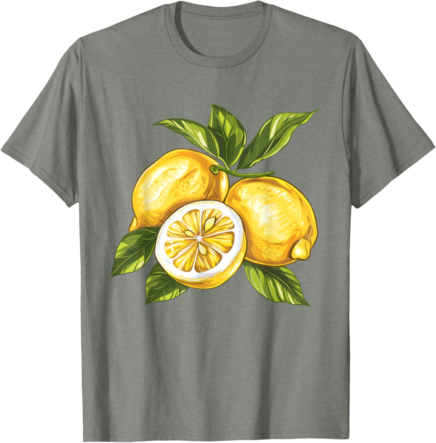 Vintage Lemon T-Shirt Perfect for Fun Summer Outings and Casual Wear - 1