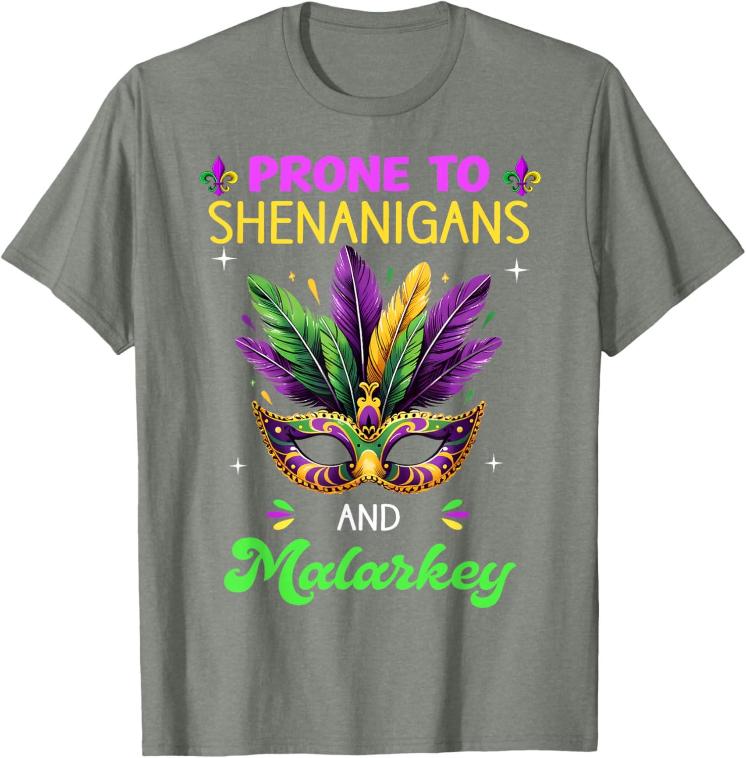 Mardi Gras Shenanigans T-Shirt for Men and Women - New Orleans Carnival Fun - 8