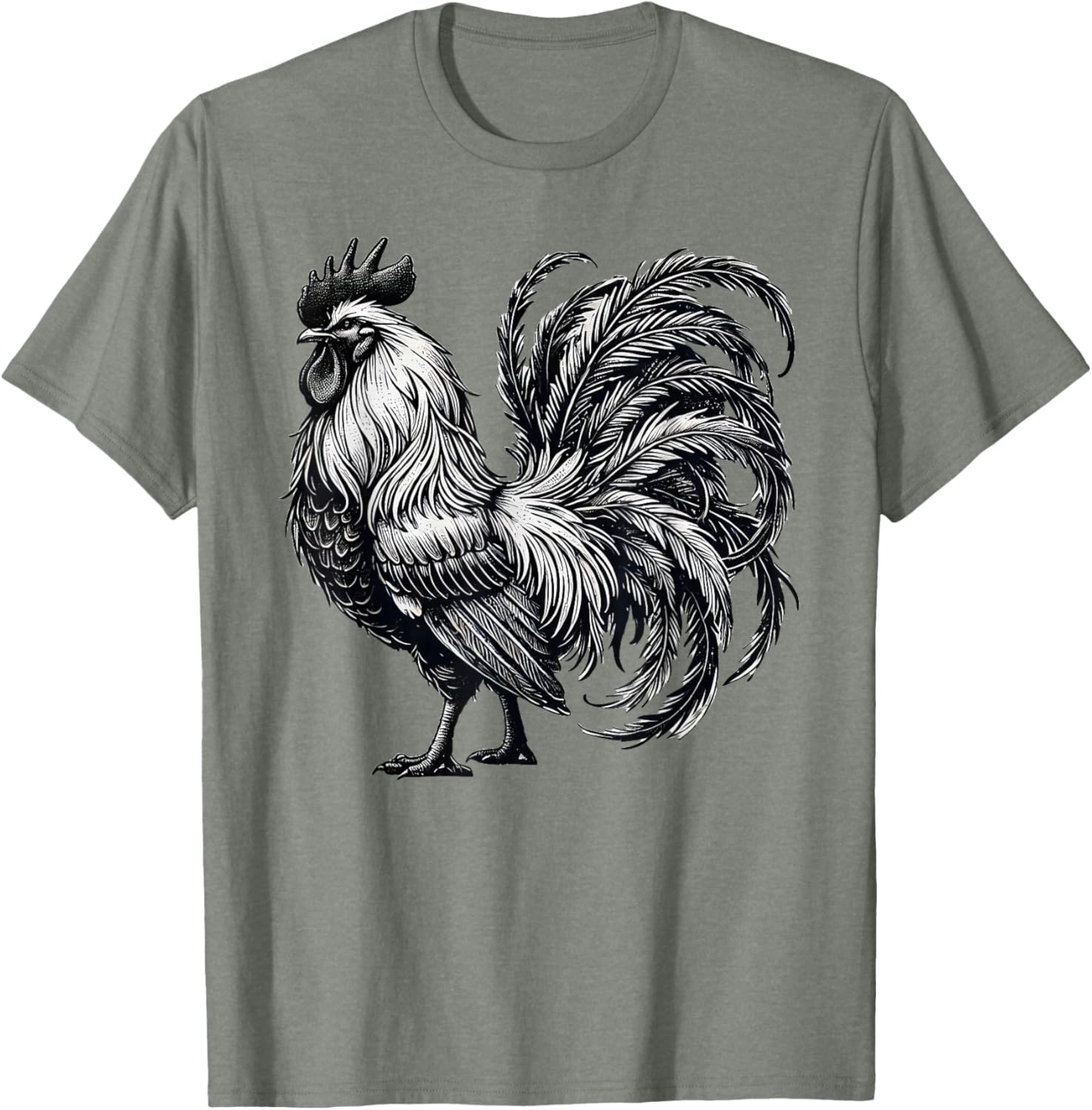 Rooster Chicken Art T-Shirt for Unique Style Lovers - 20