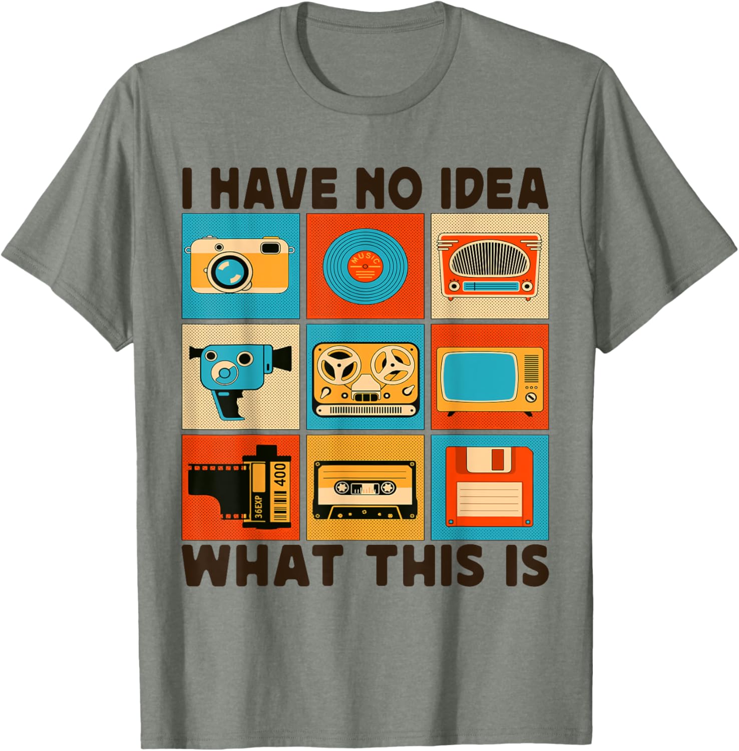 Retro I Have No Idea What This Is T-Shirt for Men Women Kids 70s 80s 90s - 8