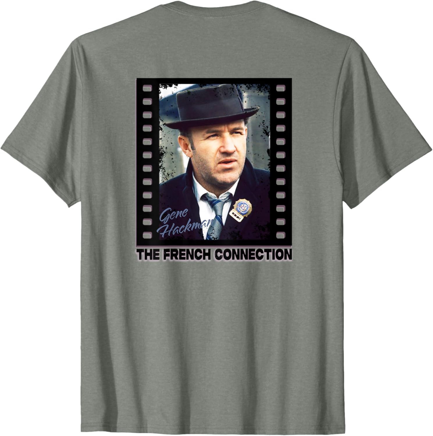 Gene Hackman Back Printed T-Shirt for Cool Casual Style and Comfort - 18