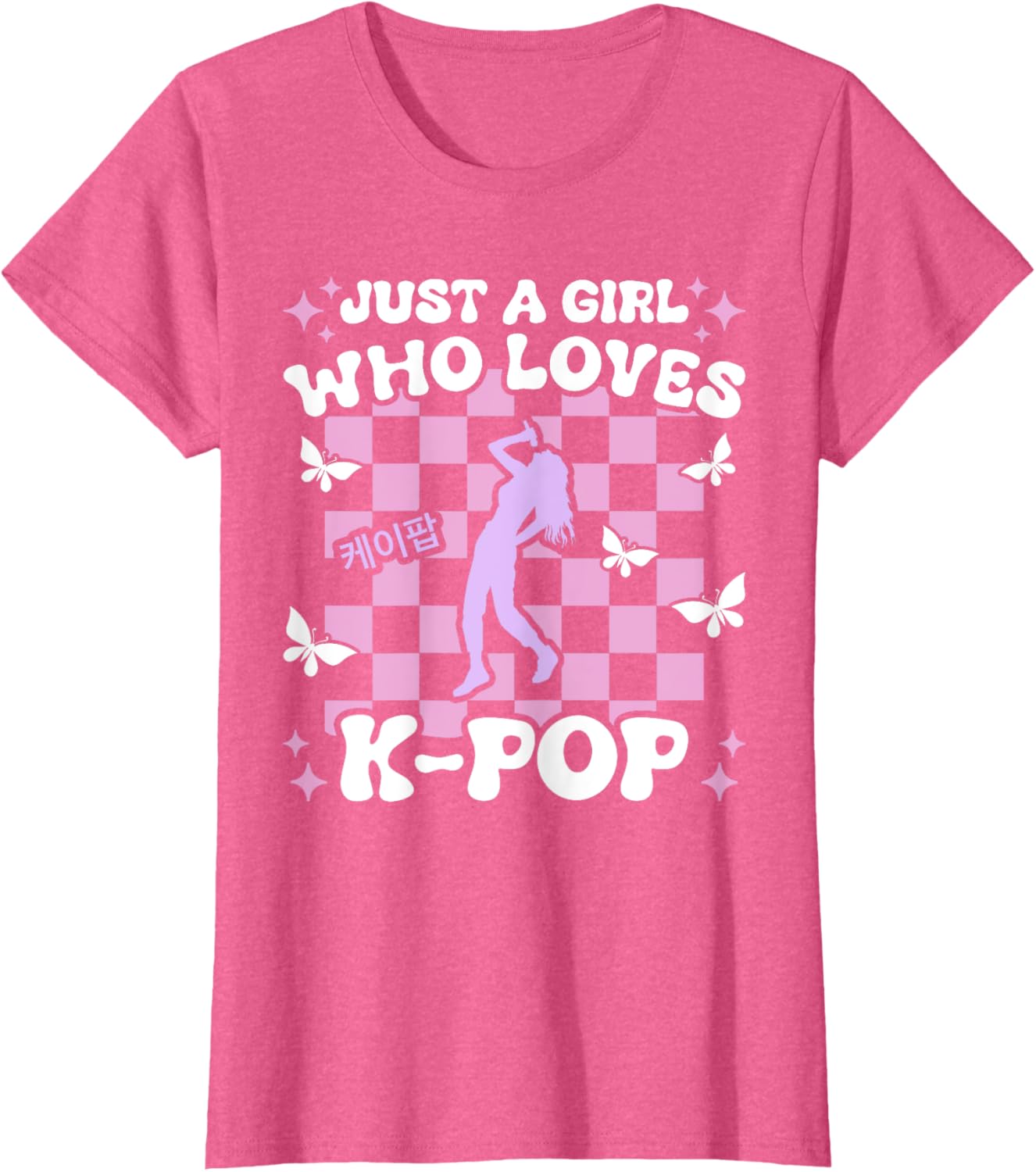 Just A Girl Who Loves K-Pop Girls Cute Teen K-Pop T-Shirt for Kids - 12
