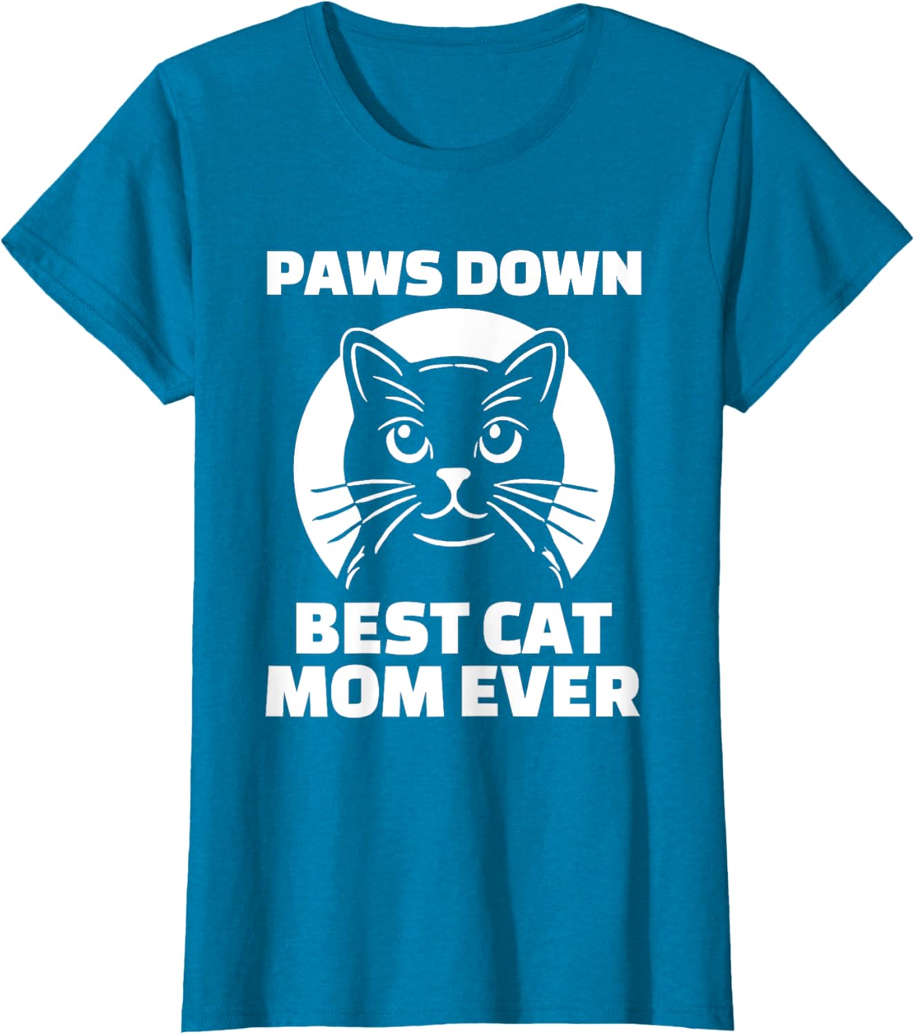 Best Cat Mom Ever T-Shirt for Women - Funny Cat Lover Gift Apparel - 11