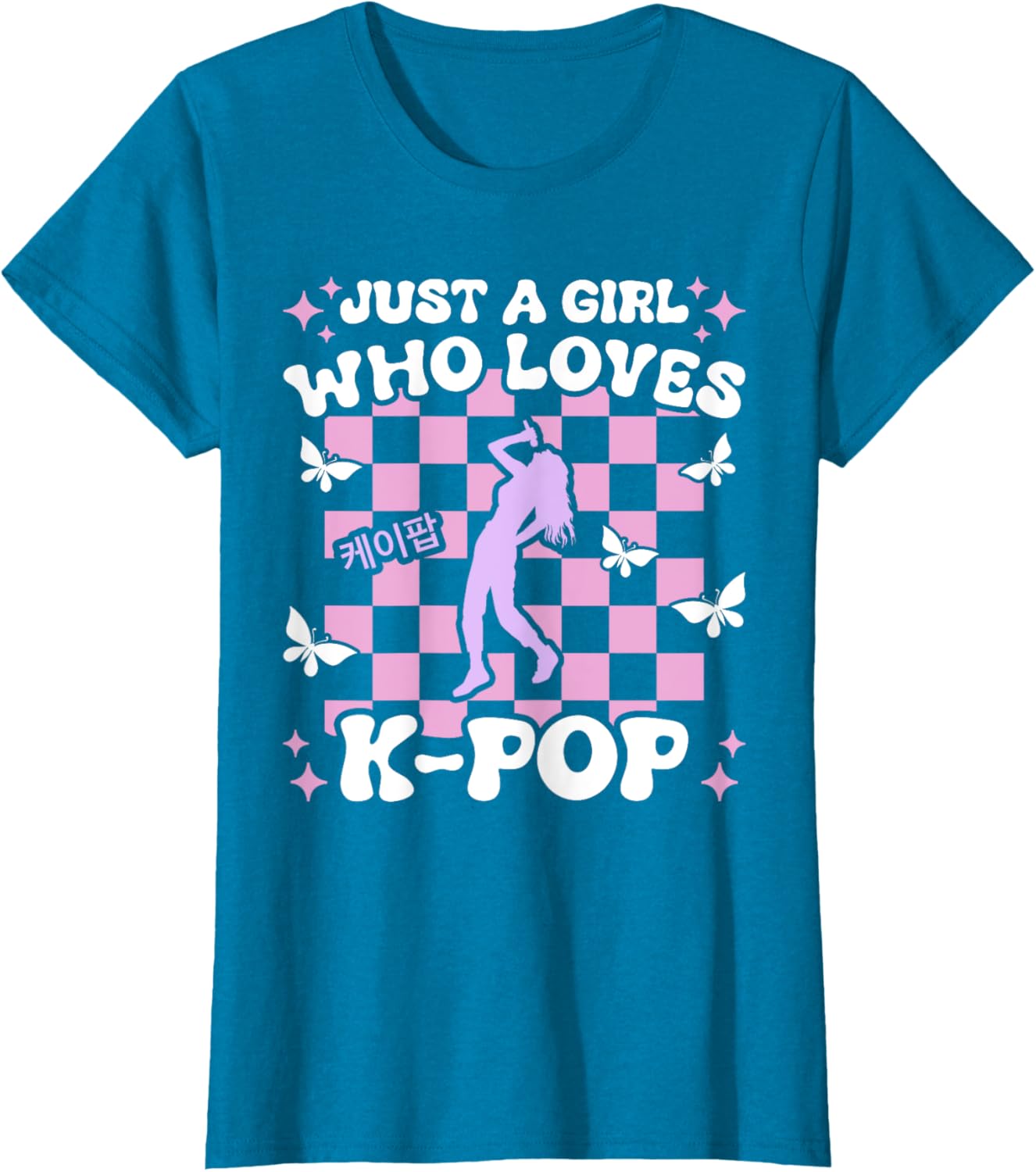 Just A Girl Who Loves K-Pop Girls Cute Teen K-Pop T-Shirt for Kids - 15