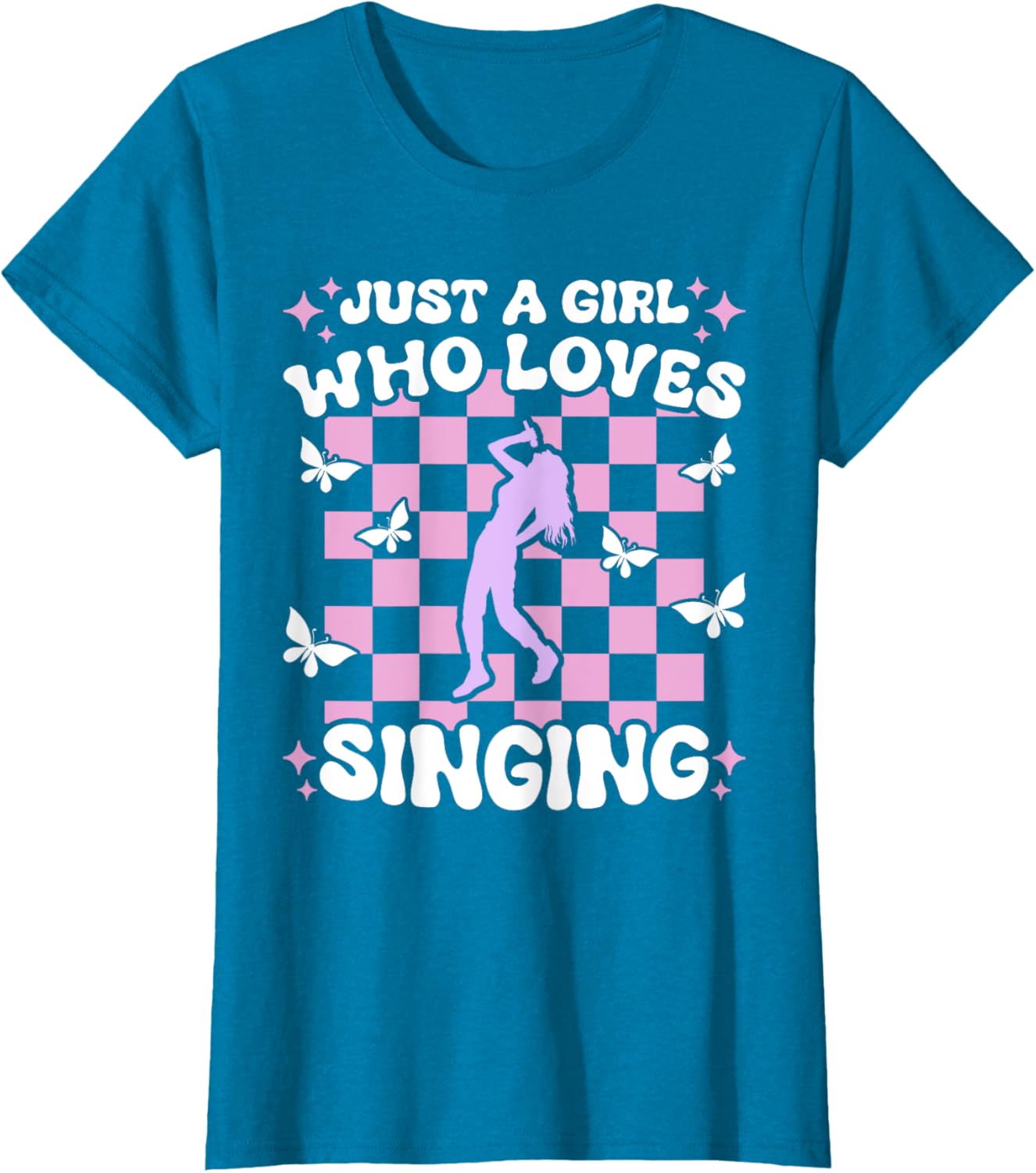 Just A Girl Who Loves Singing Girls T-Shirt for Music Lovers - 11