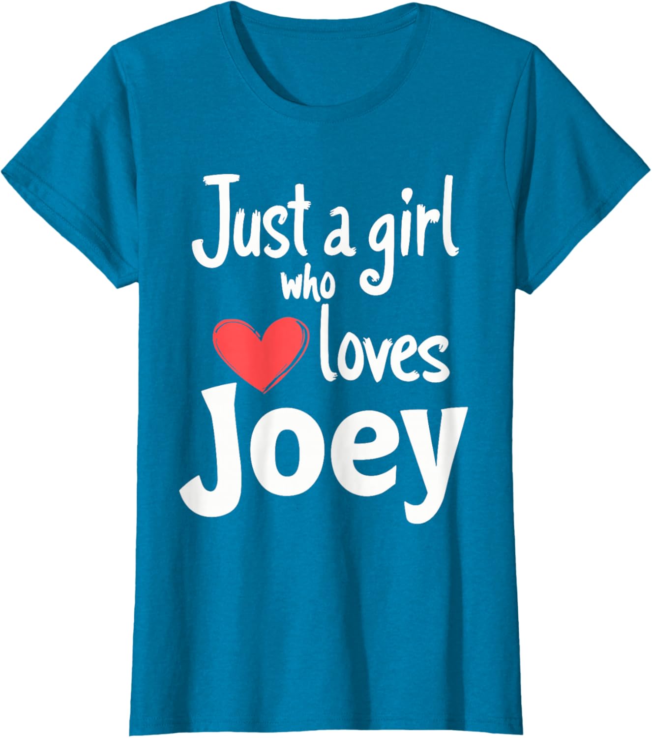 Just A Girl Who Loves Joey T-Shirt Cute and Stylish Apparel for Fans - 25