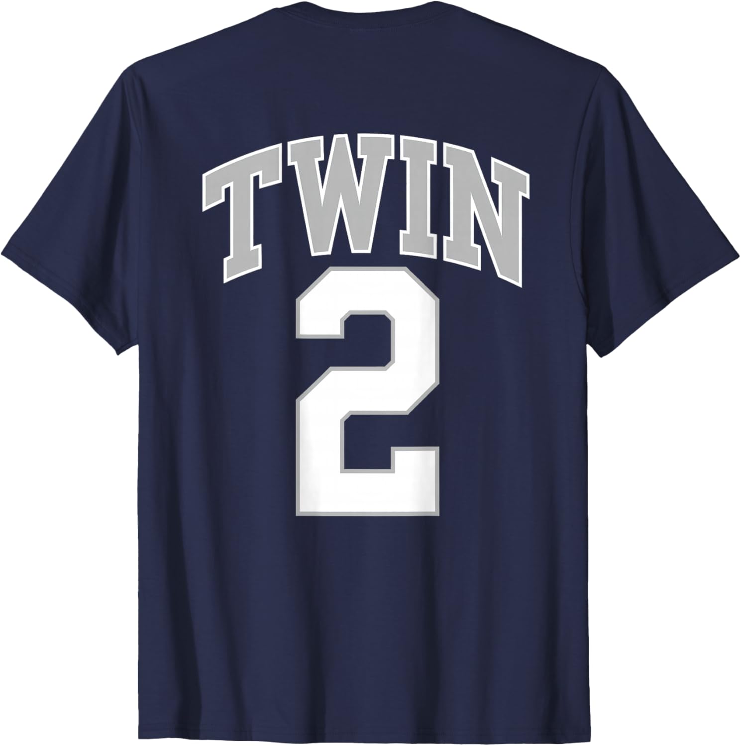 Matching Funny TWIN 1 and TWIN 2 Adult and Kids Jerseys T-Shirt Set - 3