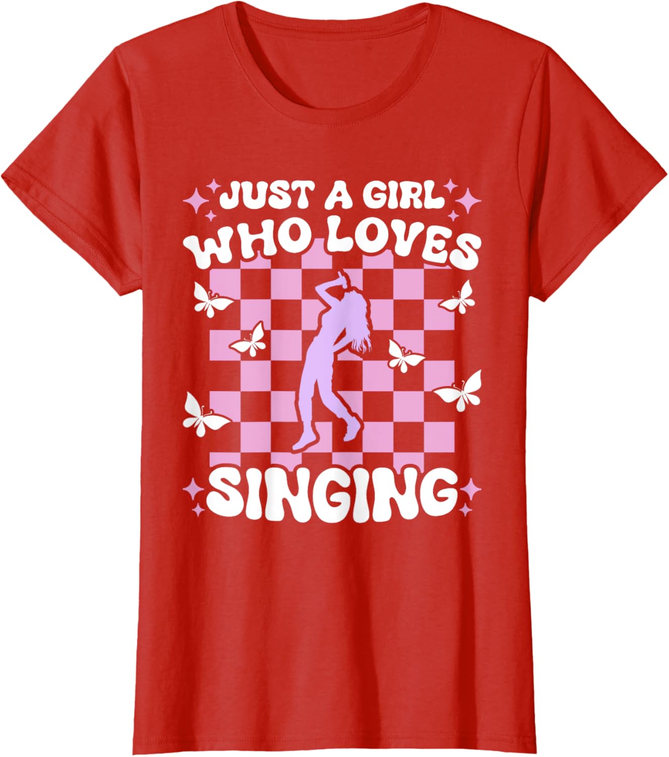 Just A Girl Who Loves Singing Girls T-Shirt for Music Lovers - 14