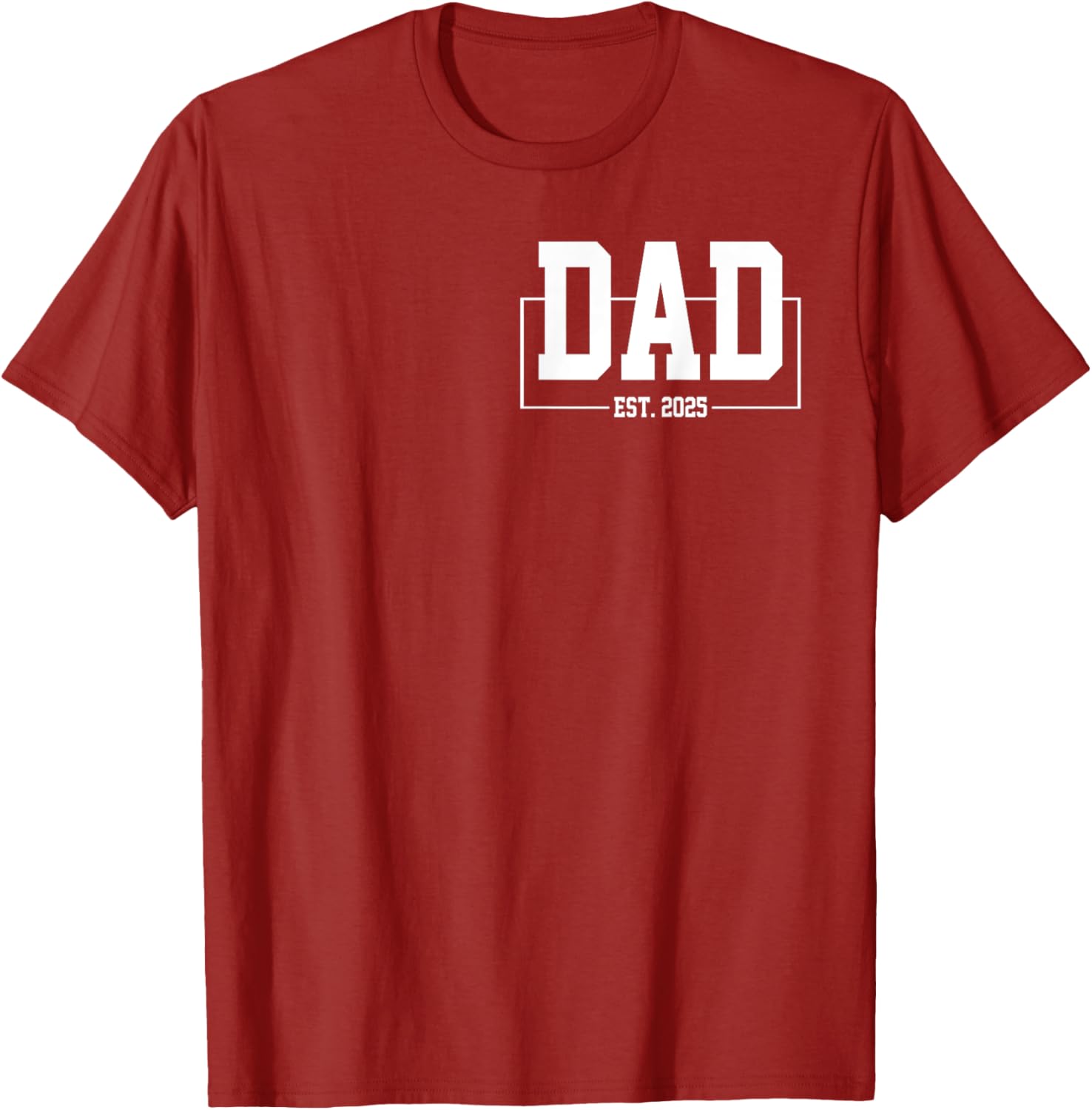 Dad Est. 2025 T-Shirt for New Fathers Expecting Baby in 2025 - 21