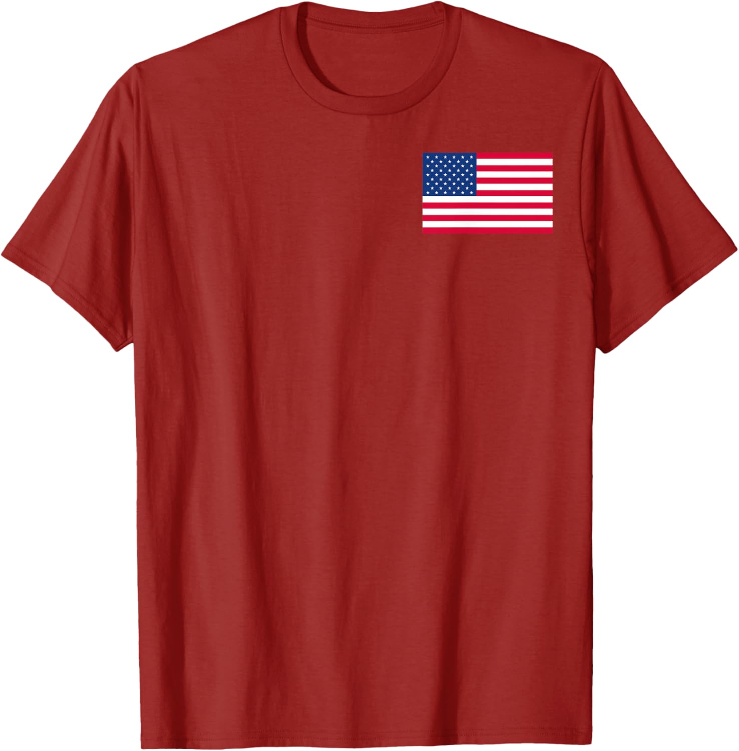 Patriotic American Flag Small Print T-Shirt for Casual Style Lovers - 28