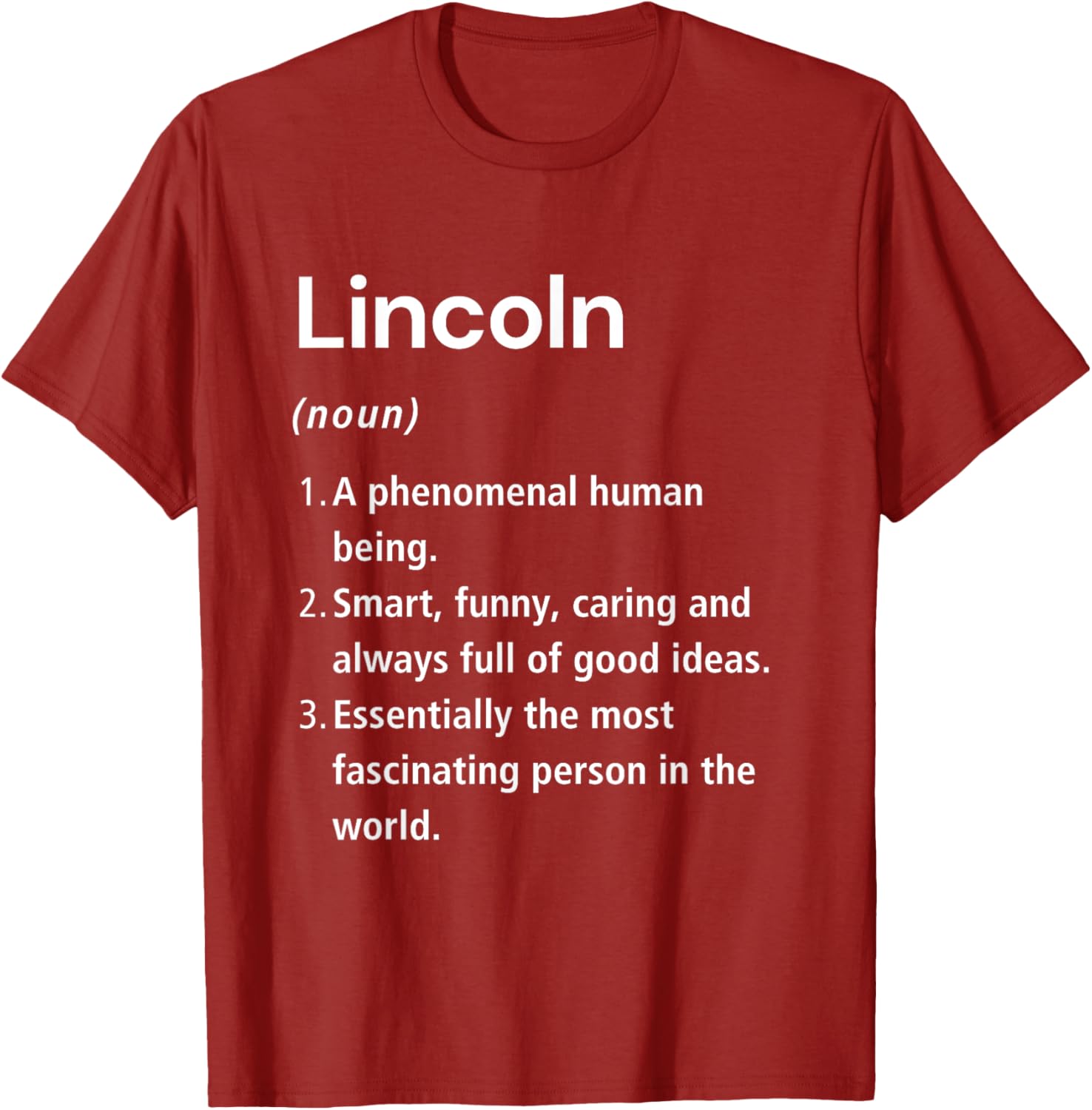 Funny Lincoln Name Definition T-Shirt for Unique Style and Humor - 11