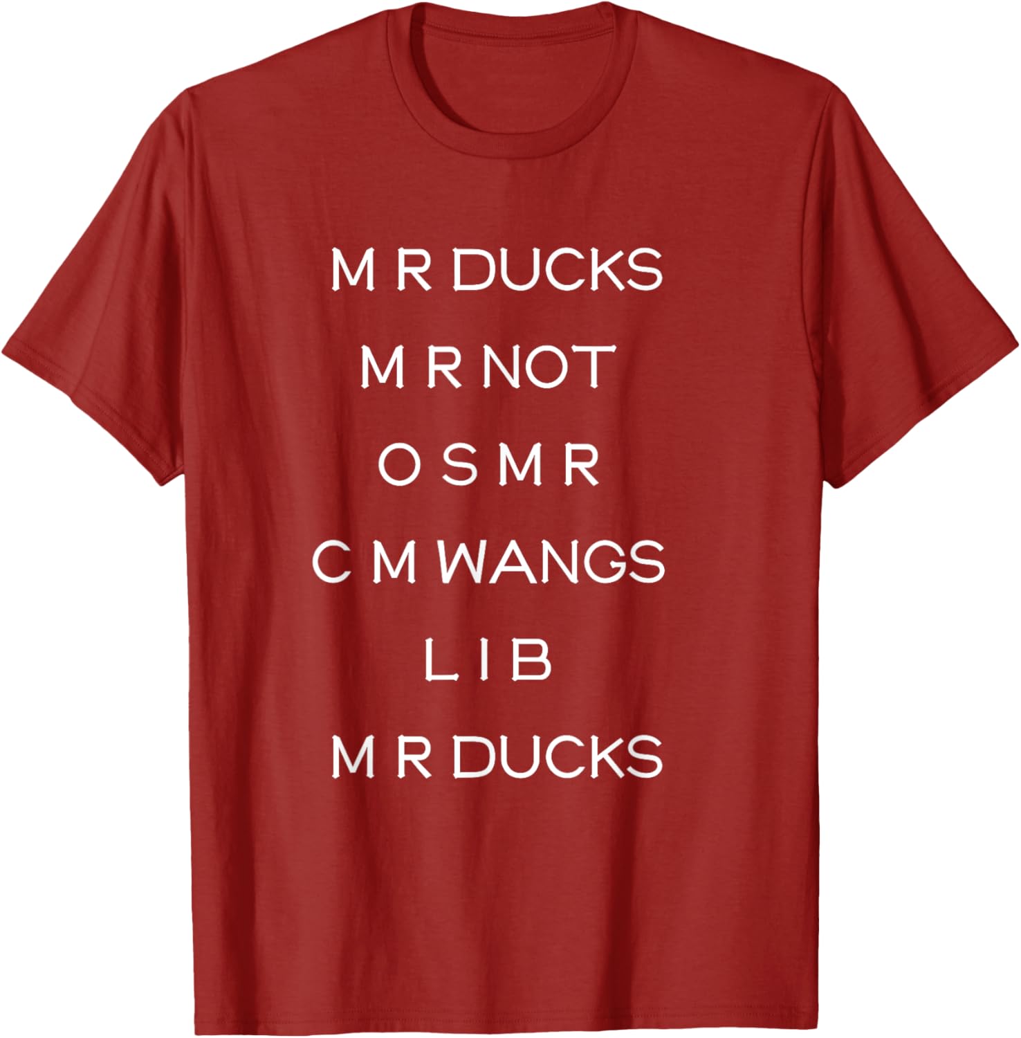 Funny M R Ducks T-Shirt with Wings Quote Pun for Animal Lovers - 12