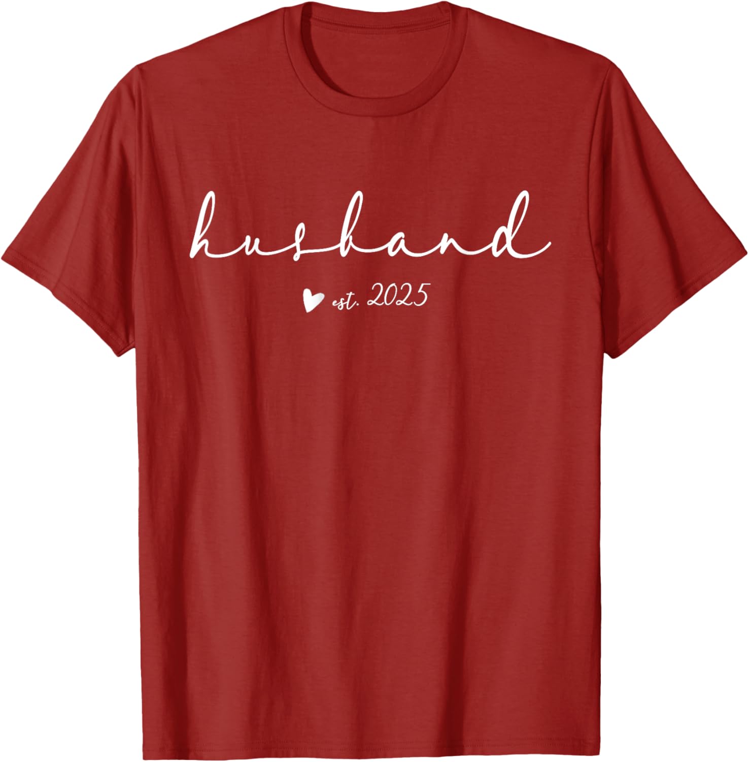 Just Married Husband T-Shirt 2025 Honeymoon Couple Gift Apparel - 7