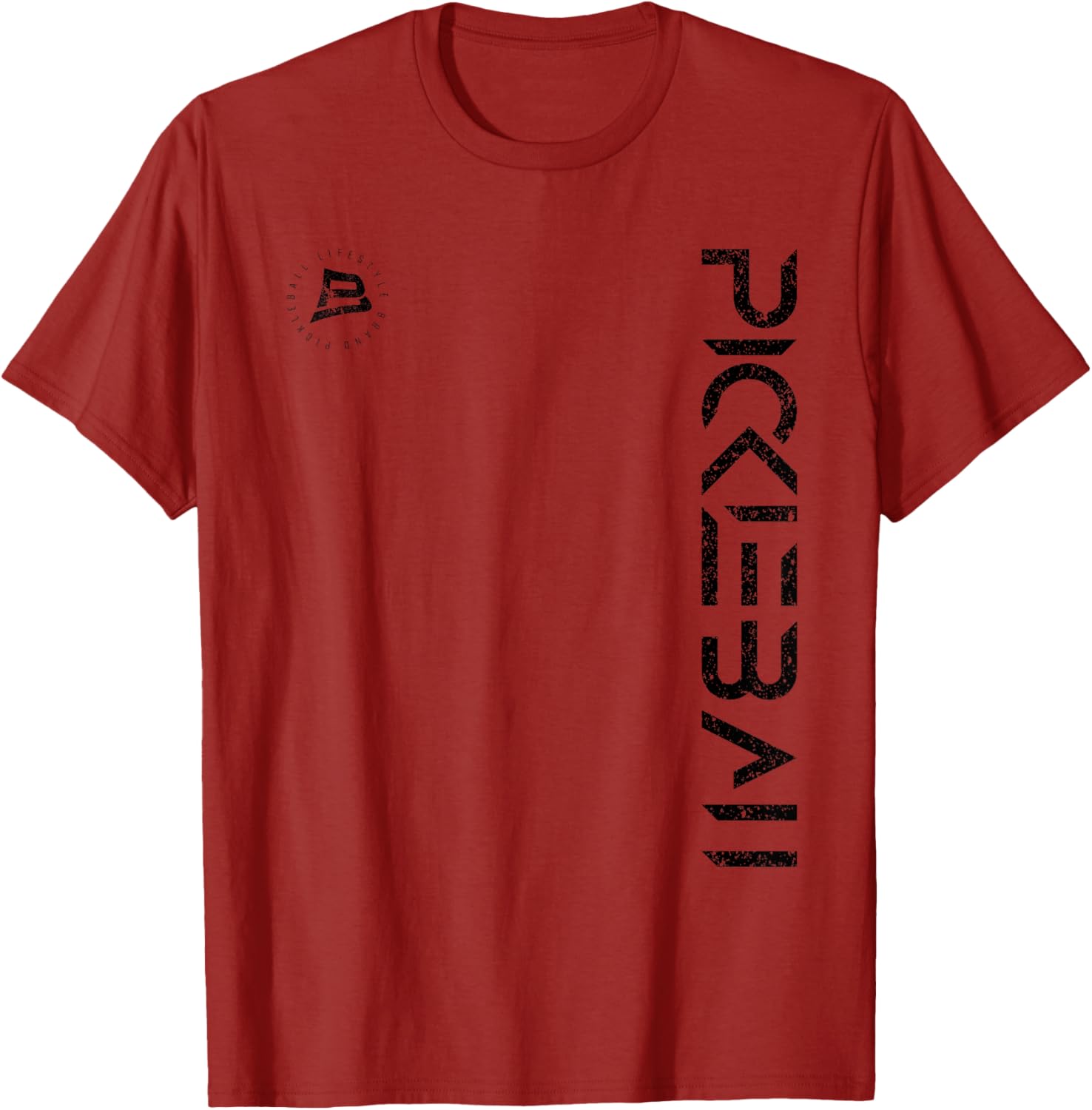 Distressed Black Pickleball T-Shirt for Ultimate Sports Comfort and Style - 19