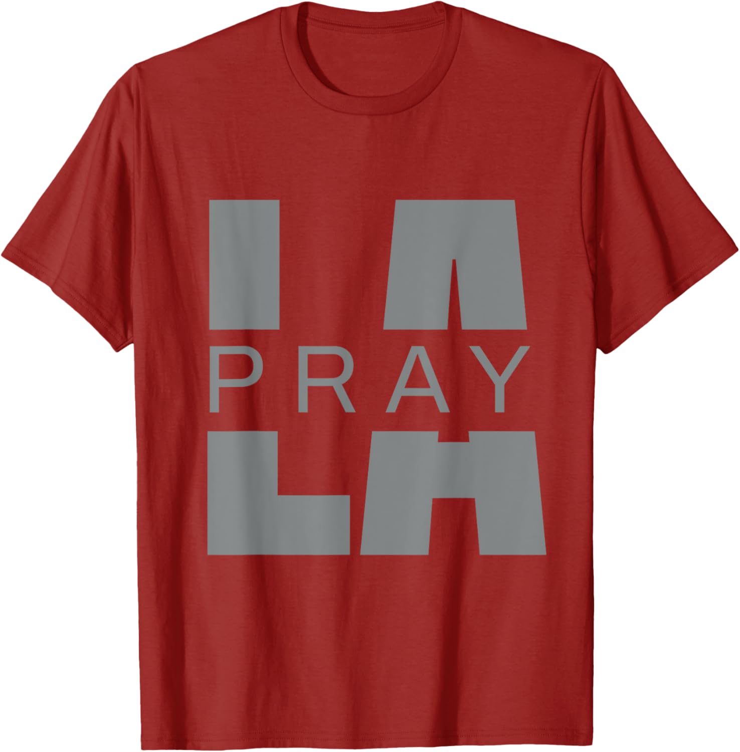 Pray for LA California Supporters T-Shirt for Los Angeles Fans - 1
