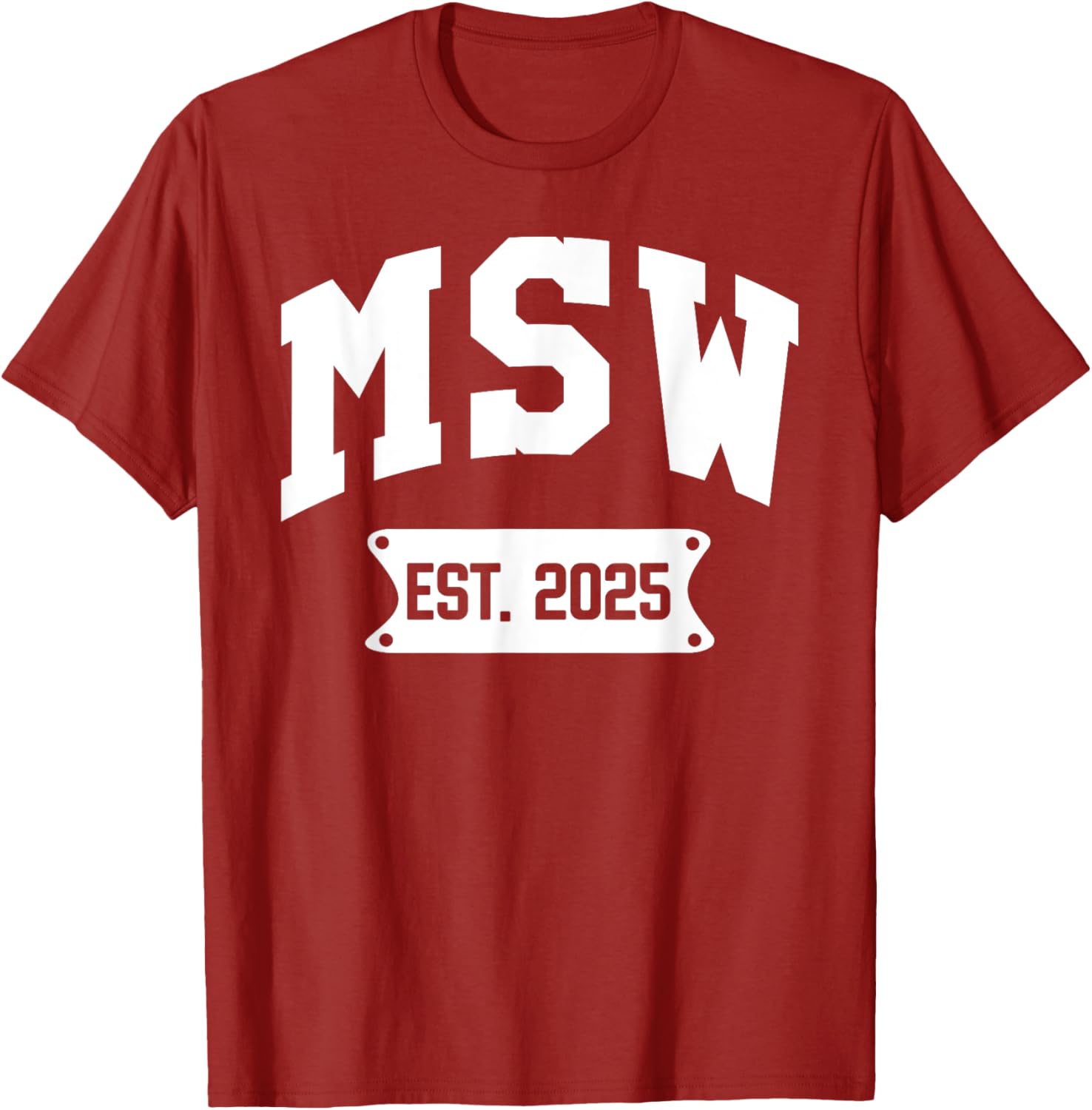 MSW 2025 Graduation T-Shirt for Master of Social Work Alumni - 3