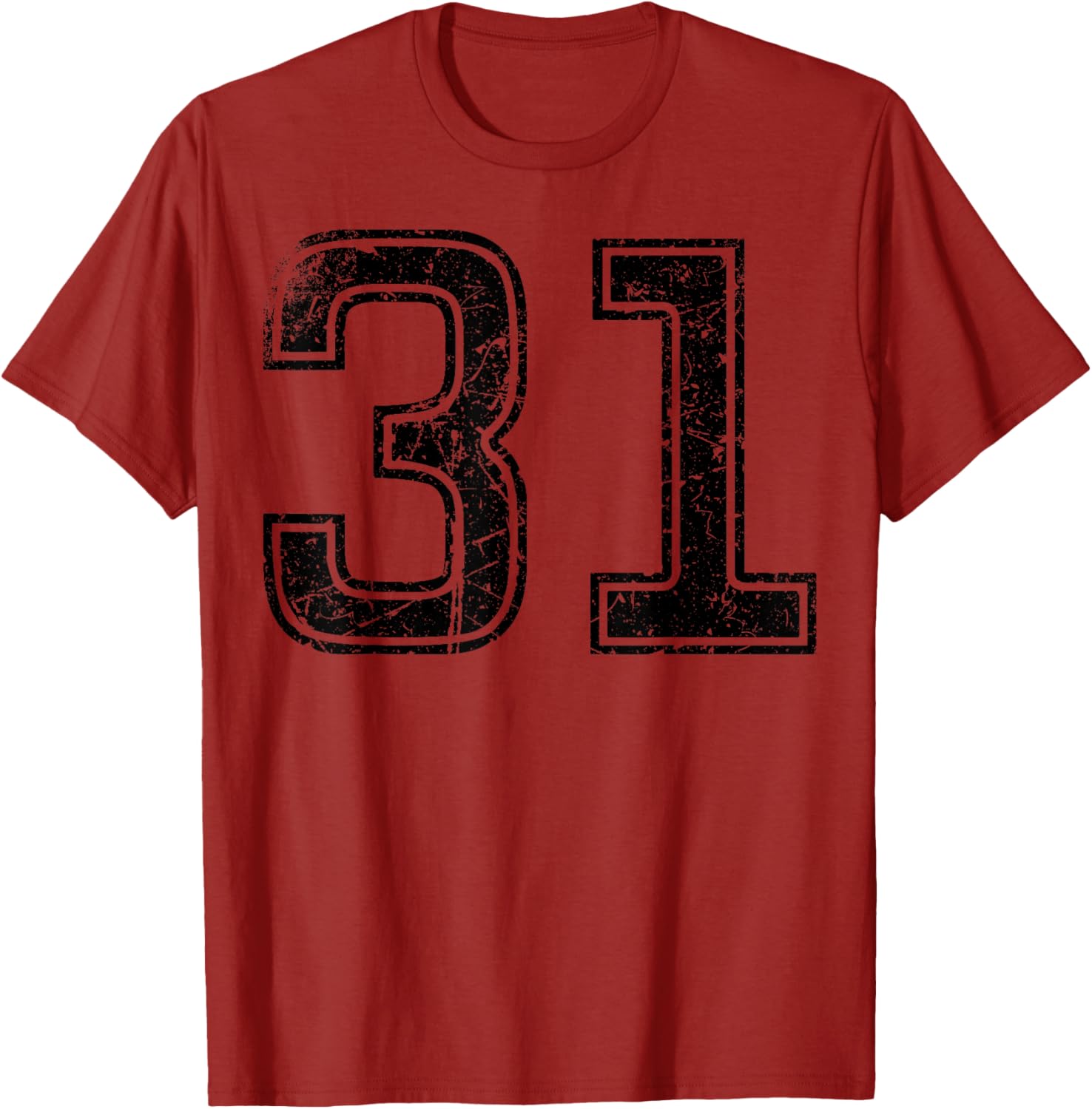 Vintage Sport Black Number 31 T-Shirt for Casual Style Enthusiasts - 11