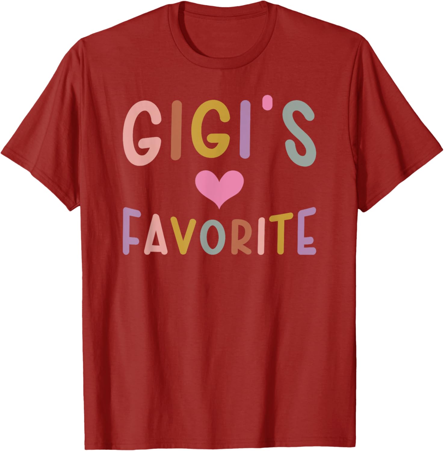 Gigi's Favorite T-Shirt for Grandchildren - Cute Gift for Family Love - 7