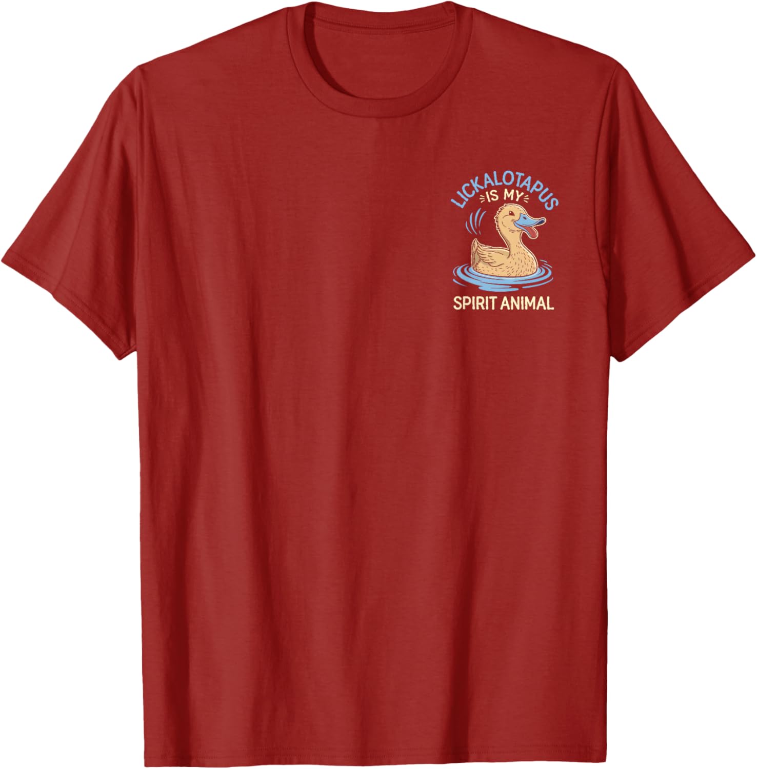 Funny Lickalotapus Spirit Animal T-Shirt for Meme Lovers and Friends - 16