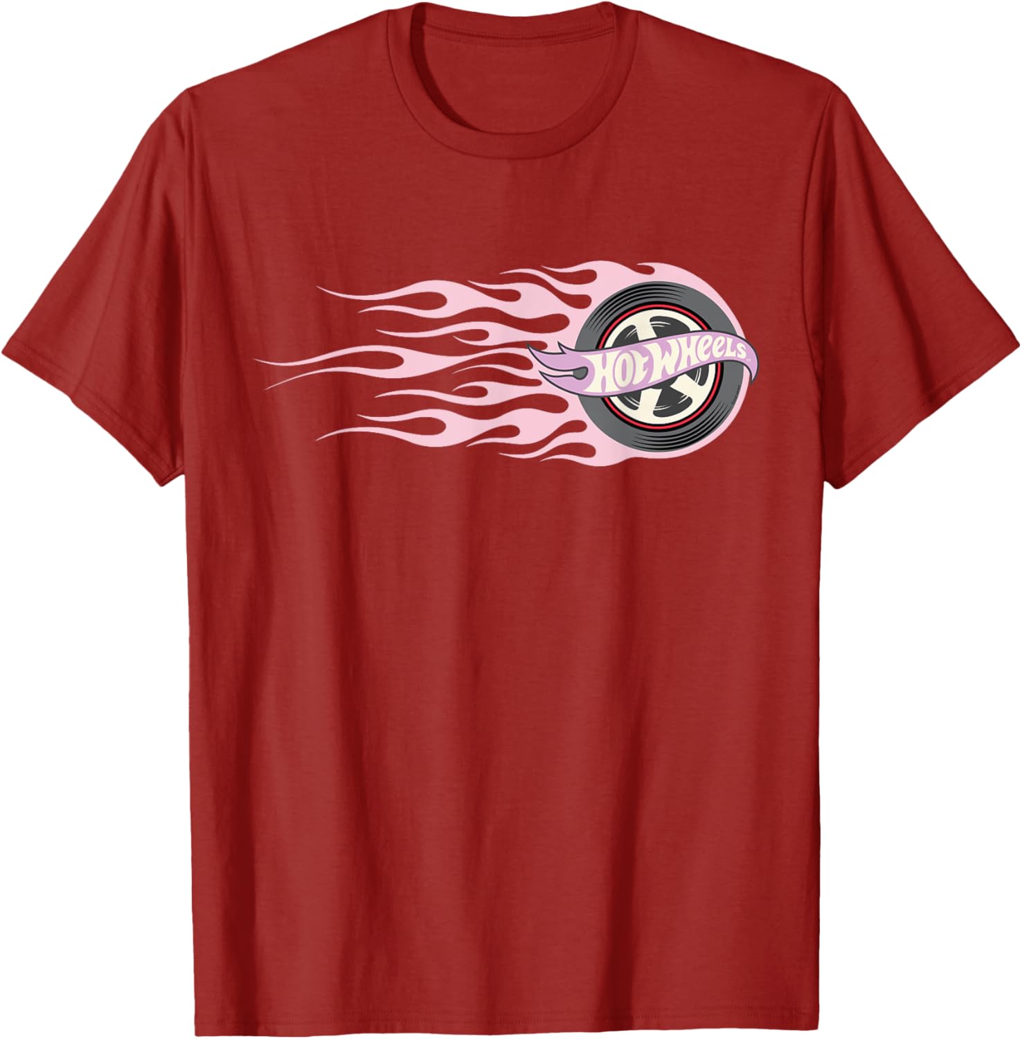 Hot Wheels Pink Flaming Tire T-Shirt for Fun and Stylish Adventures - 9