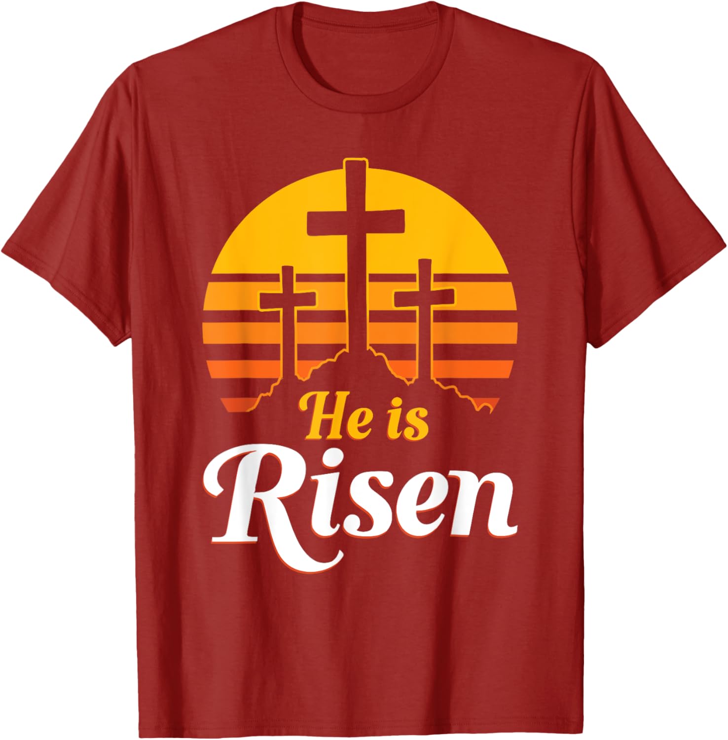 He Is Risen Christian Easter T-Shirt for Celebrating Jesus' Resurrection - 15