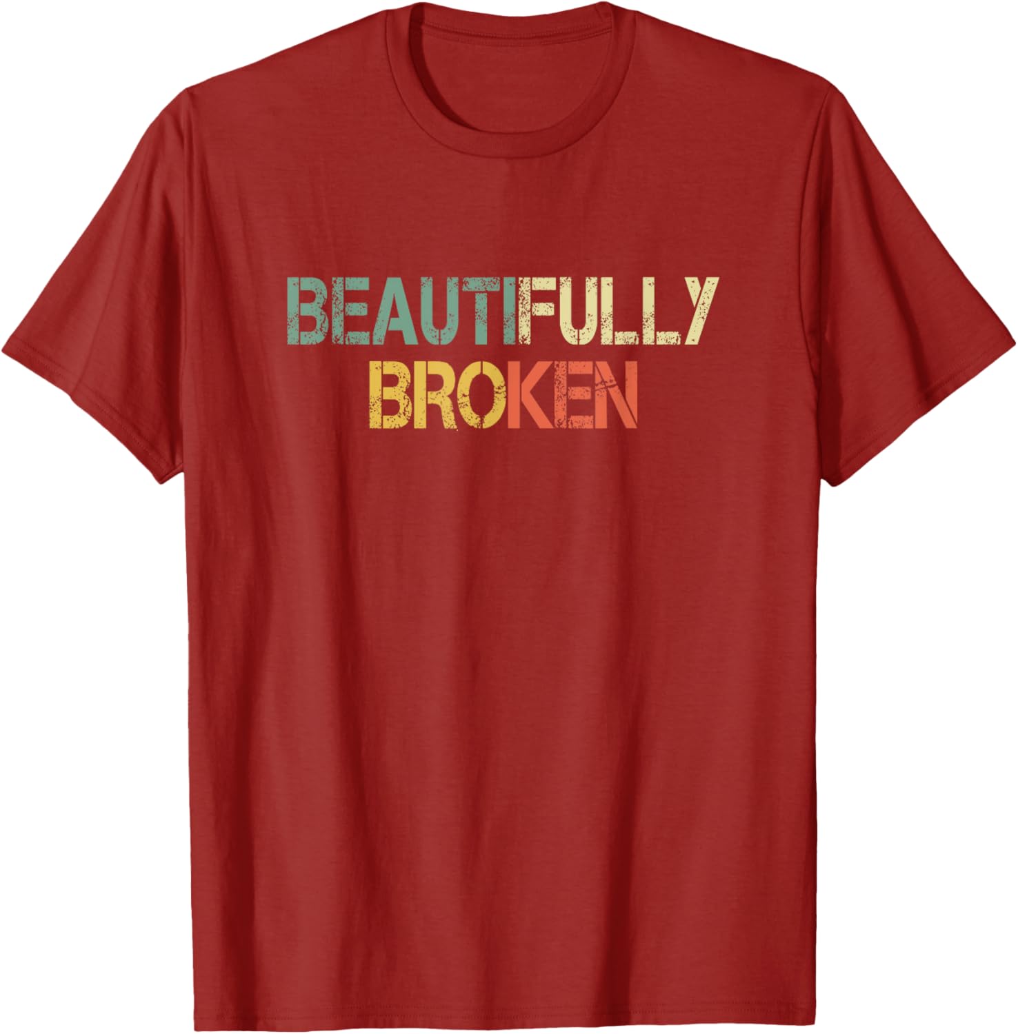 Retro Christian Beautifully Broken T-Shirt for Faith and Style Lovers - 15
