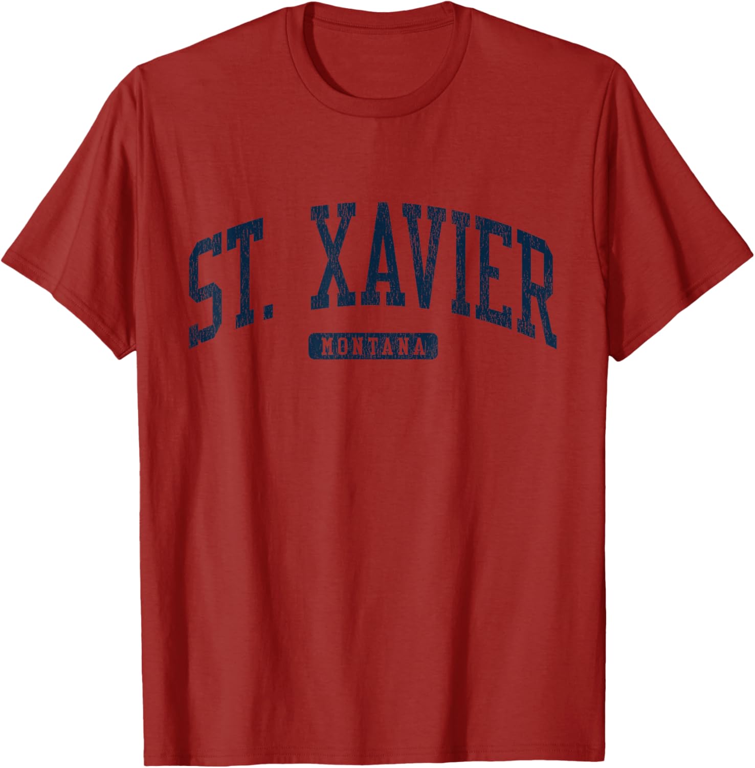 St. Xavier College Montana Blue T-Shirt for Students and Alumni - 4