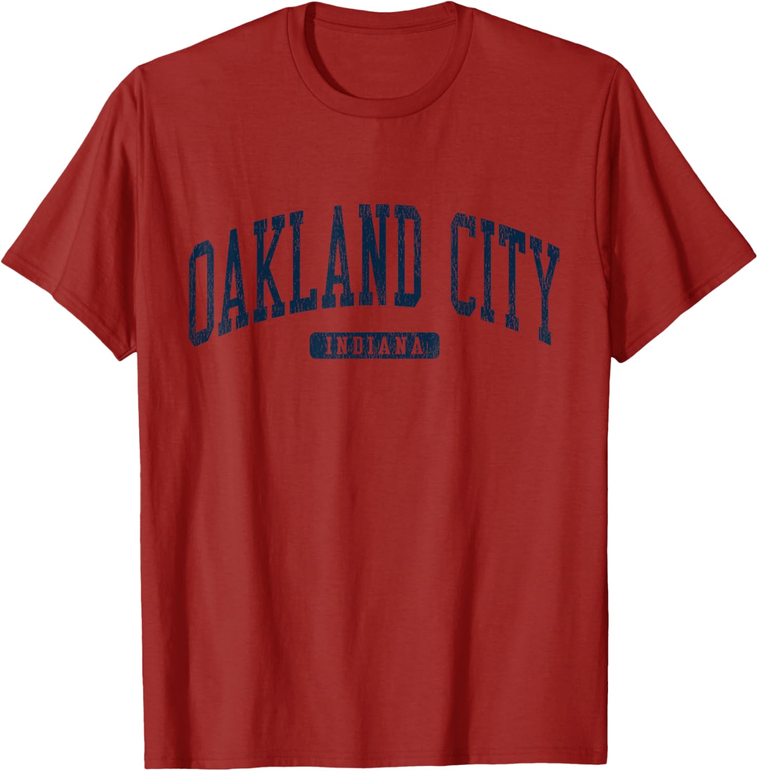 Oakland City Indiana College University Style Blue T-Shirt for Men and Women - 8