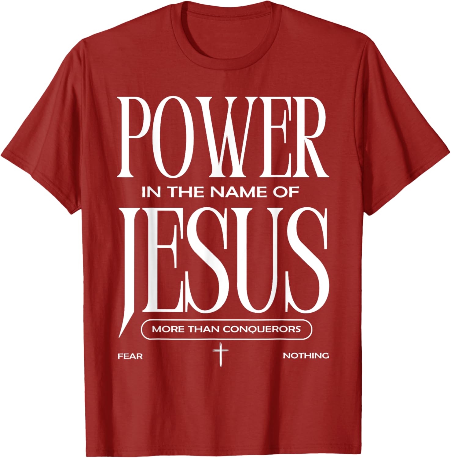 Power In The Name Of Jesus T-Shirt Faith Inspired Christian Apparel - 1