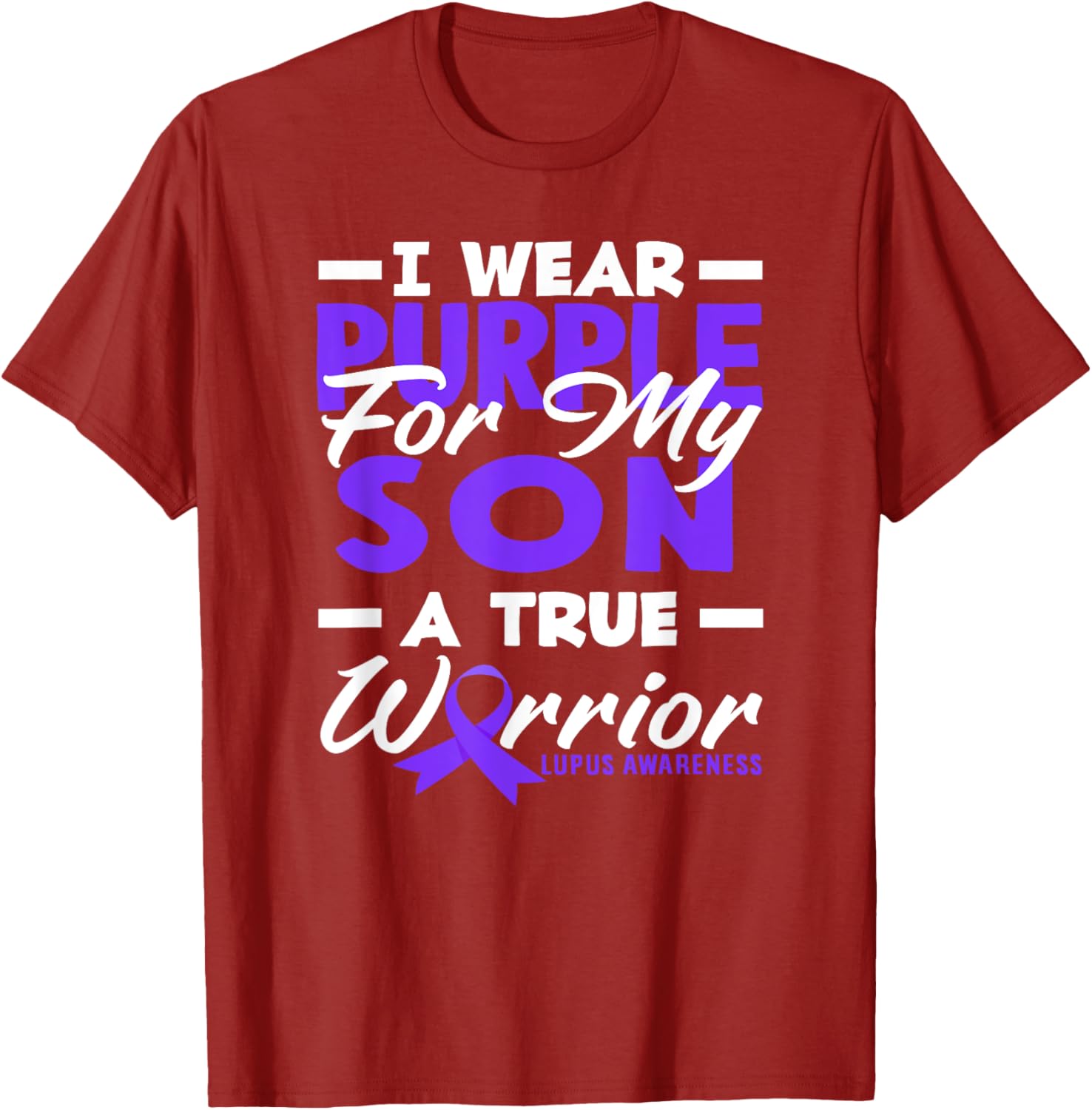 Wear Purple for Lupus Awareness T-Shirt for Proud Moms and Warriors - 14