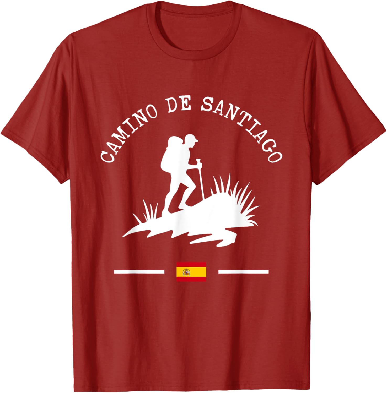 Camino de Santiago Hiker Trekking T-Shirt for Pilgrims and Adventurers - 16