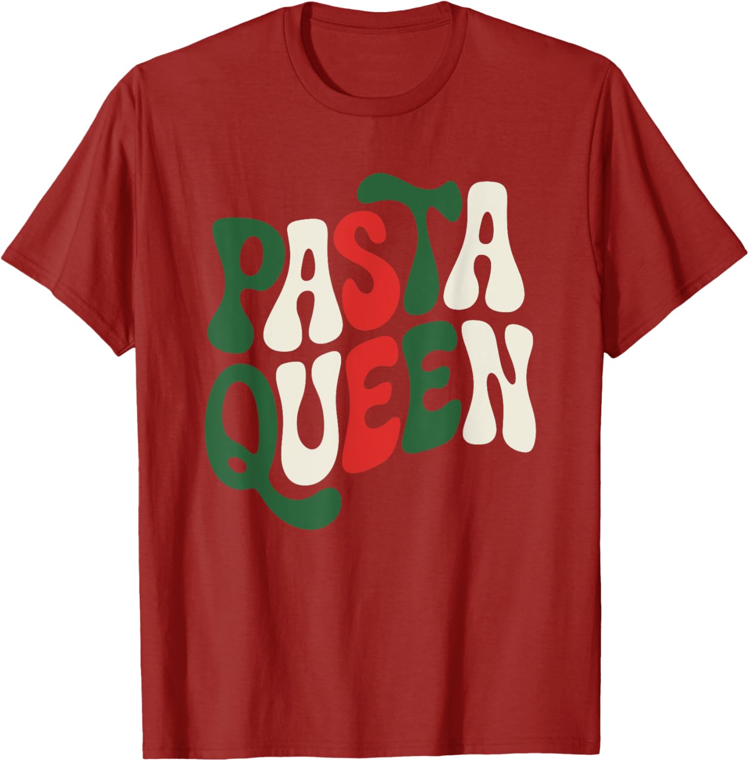 Pasta Queen T-Shirt for Pasta Lovers - Cute Italian Spaghetti Design - 2
