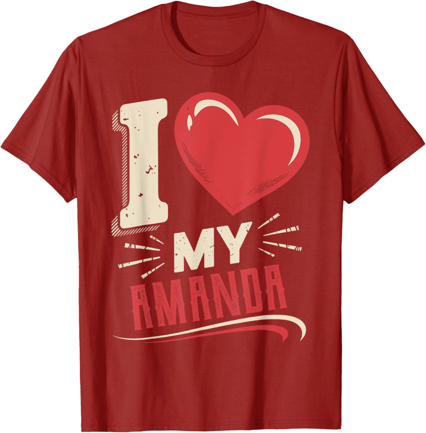 I Love My AMANDA T-Shirt Perfect Gift for AMANDA - Stylish and Fun Design - 6