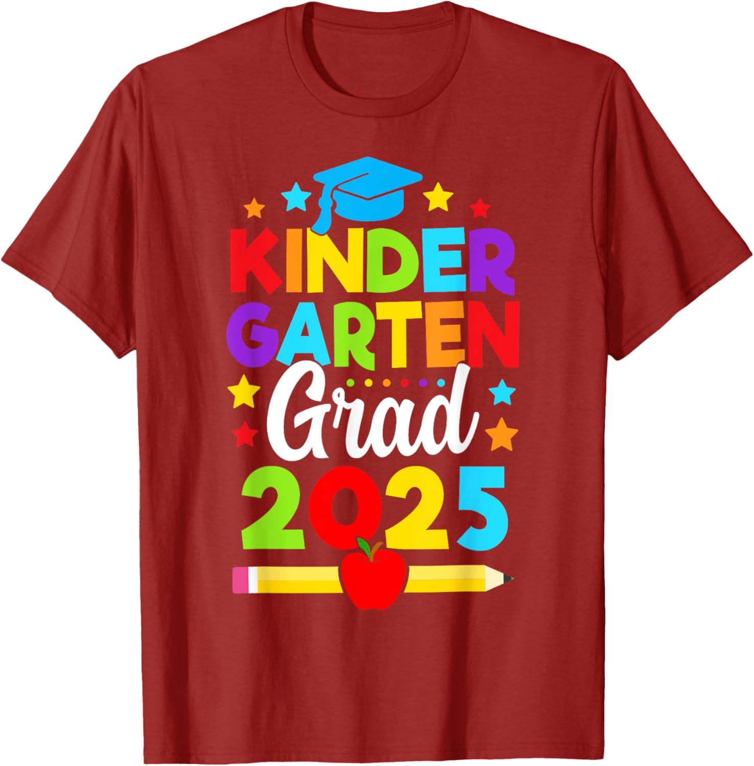 Kindergarten Graduation T-Shirt for Kids 2025 Fun Design for Boys and Girls - 9