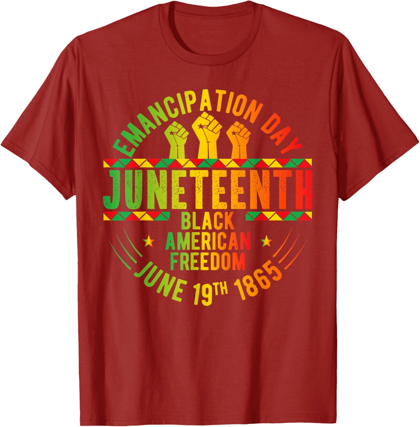 Juneteenth Freedom T-Shirt Celebrate Black History June 19 Apparel - 9