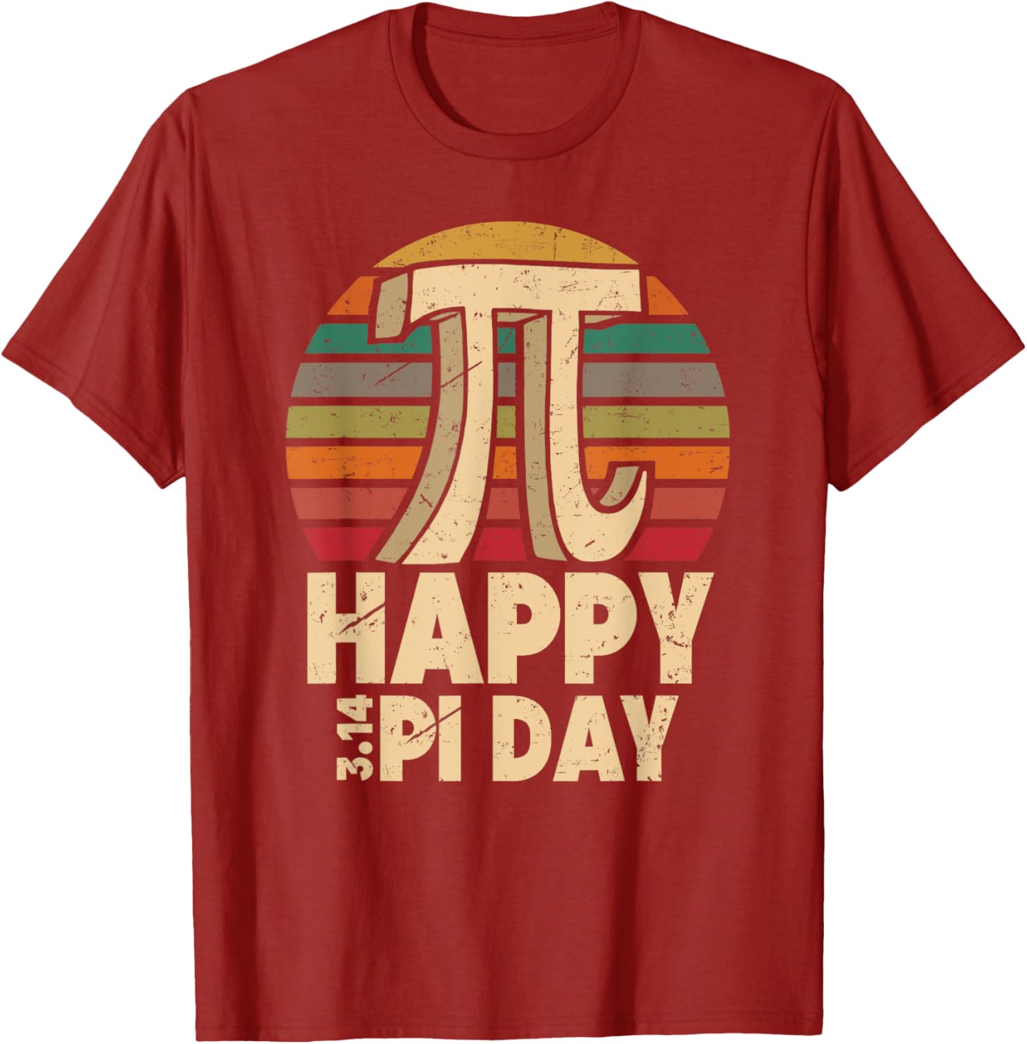 Vintage Happy Pi Day 3.14 Math Teacher T-Shirt for Pi Day Celebrations - 1
