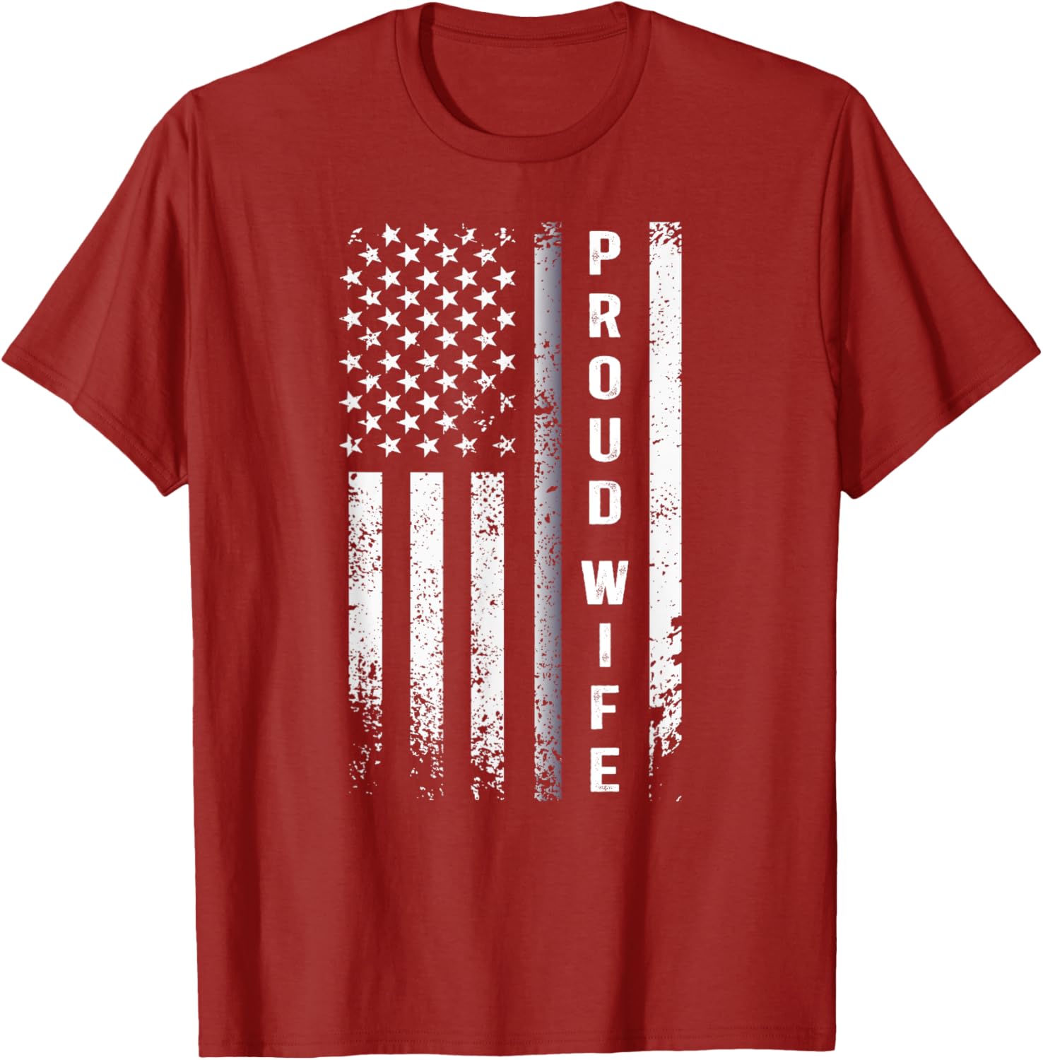 Proud Corrections Officer Wife US Flag T-Shirt Stylish and Comfortable Apparel - 5