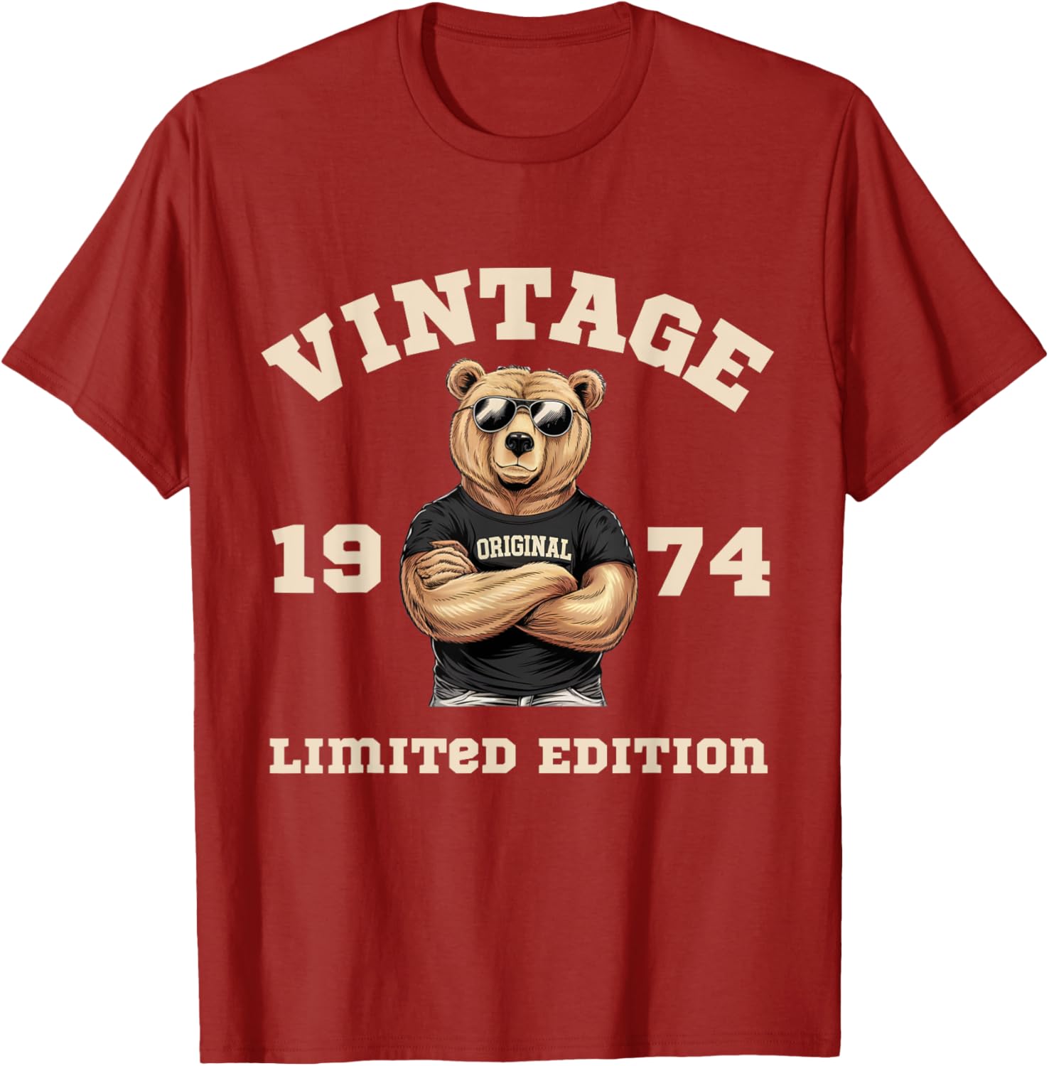 Mens Vintage 51st Birthday Teddy Bear T-Shirt 1974 Gift Idea - 6