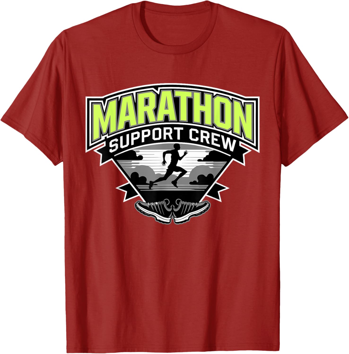 Funny Marathon Support Crew T-Shirt for Men and Women, Perfect Gift - 18