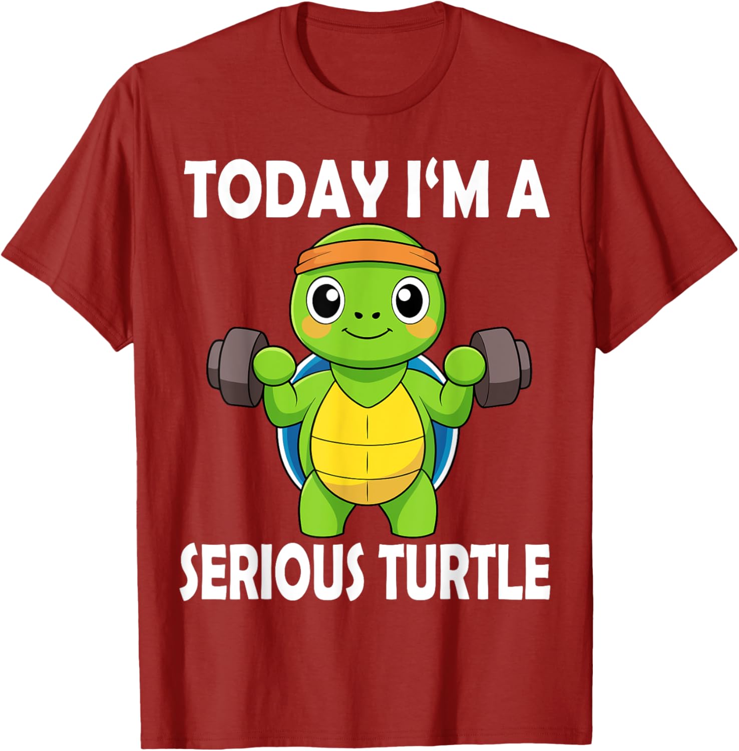 Serious Turtle Funny Fitness Gym T-Shirt for Weightlifting Enthusiasts - 8